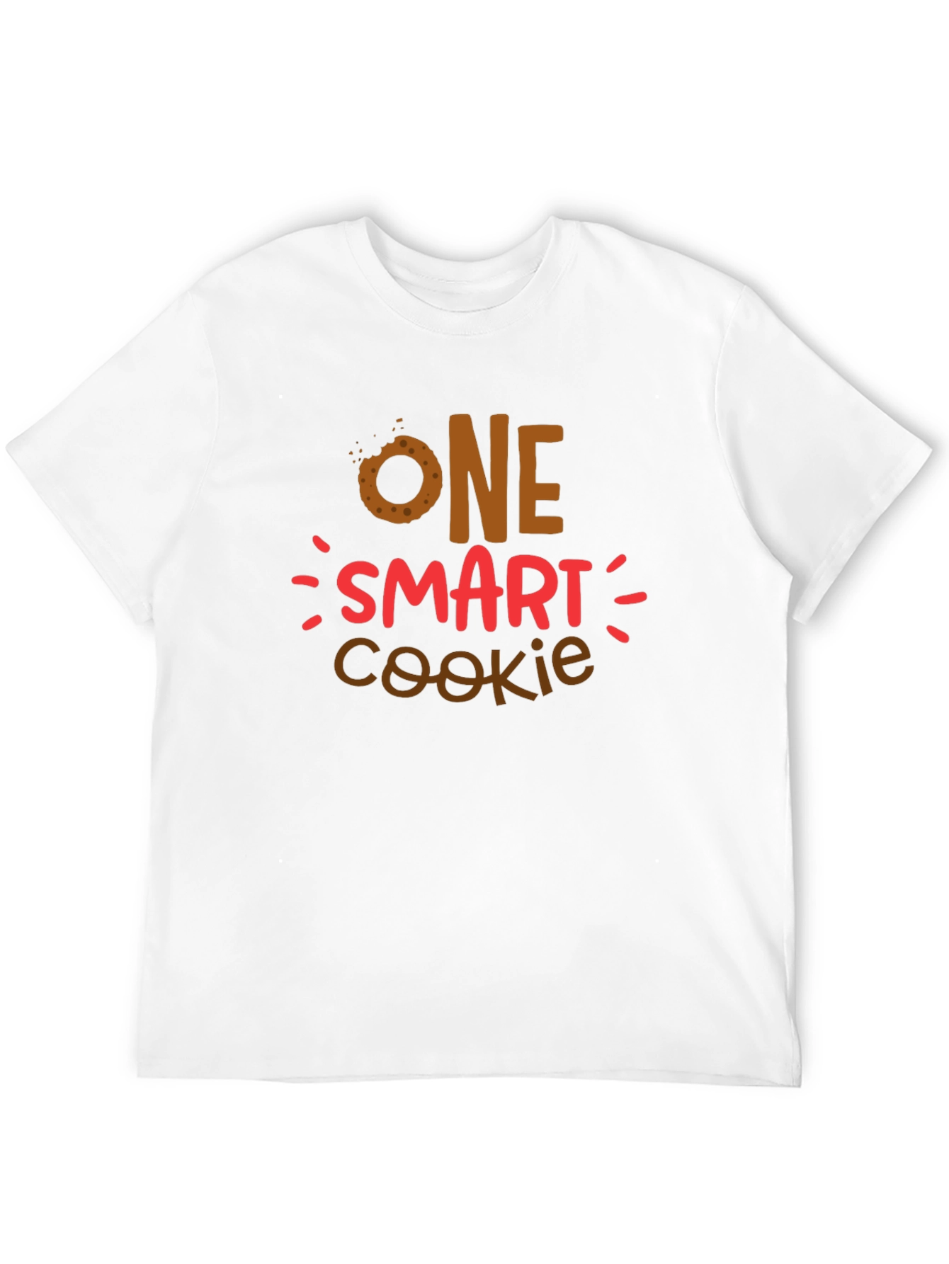 Black One Smart Cookie Graphic Tee - Fun Novelty Shirt view 12