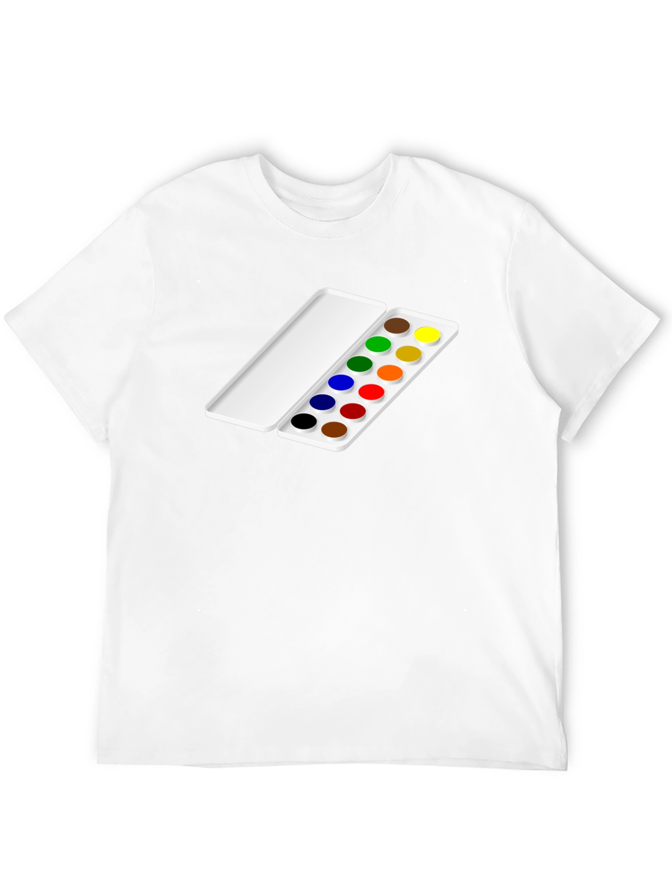 Black Artist Palette T-Shirt - Colorful Creativity view 12