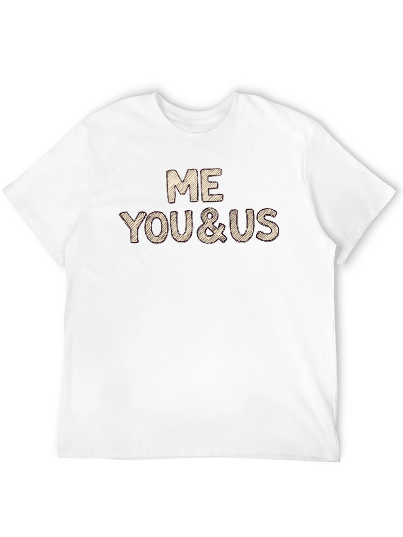 Black Me You and Us Graphic Tee - Soft Cotton Blend Casual T-Shirt view 12