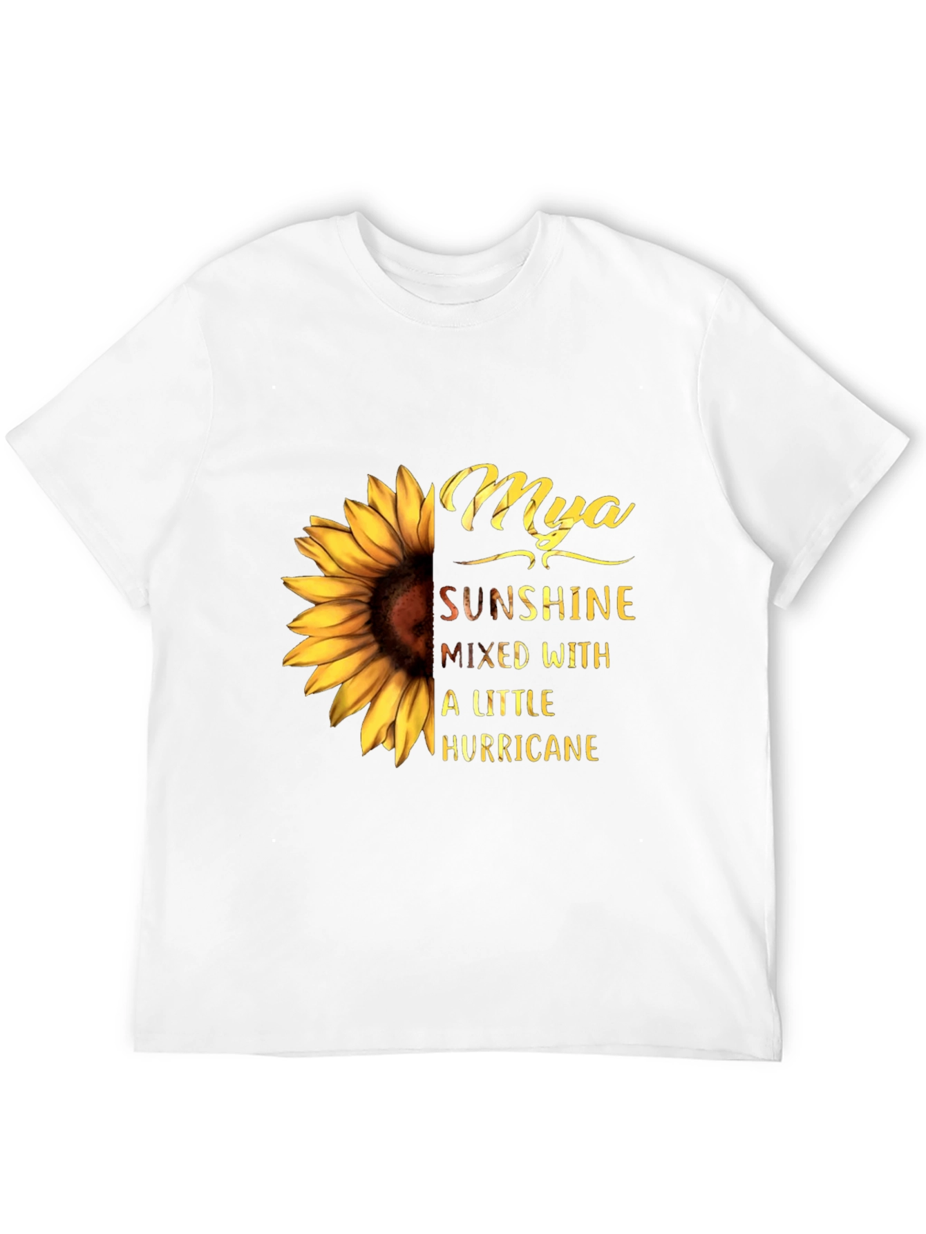 Black Sunflower Mya Sunshine T-Shirt view 12