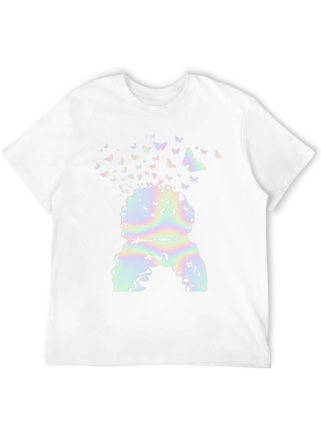 Black Butterfly Afro T-Shirt view 12