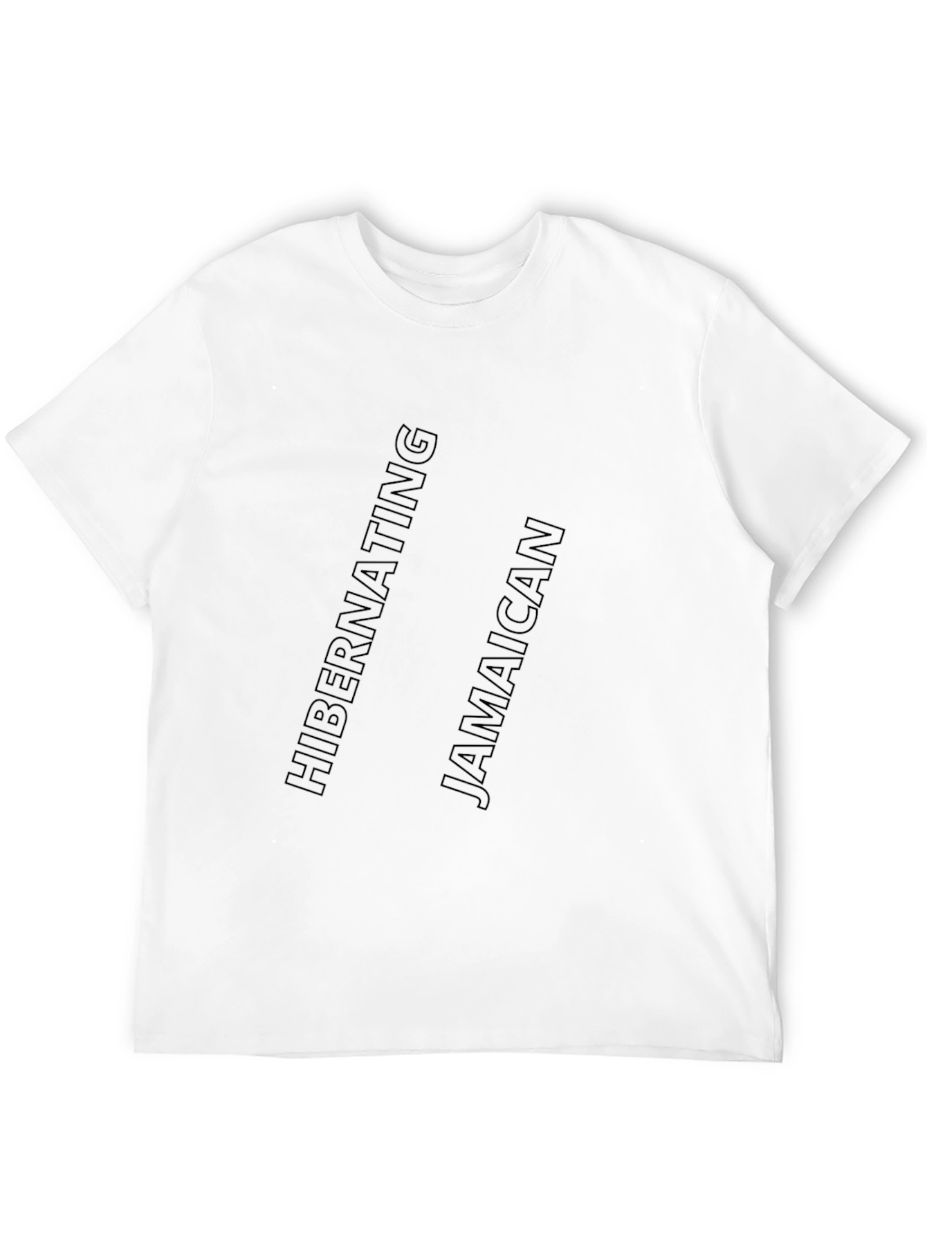 Black Hibernating Jamaican Black T-Shirt view 12