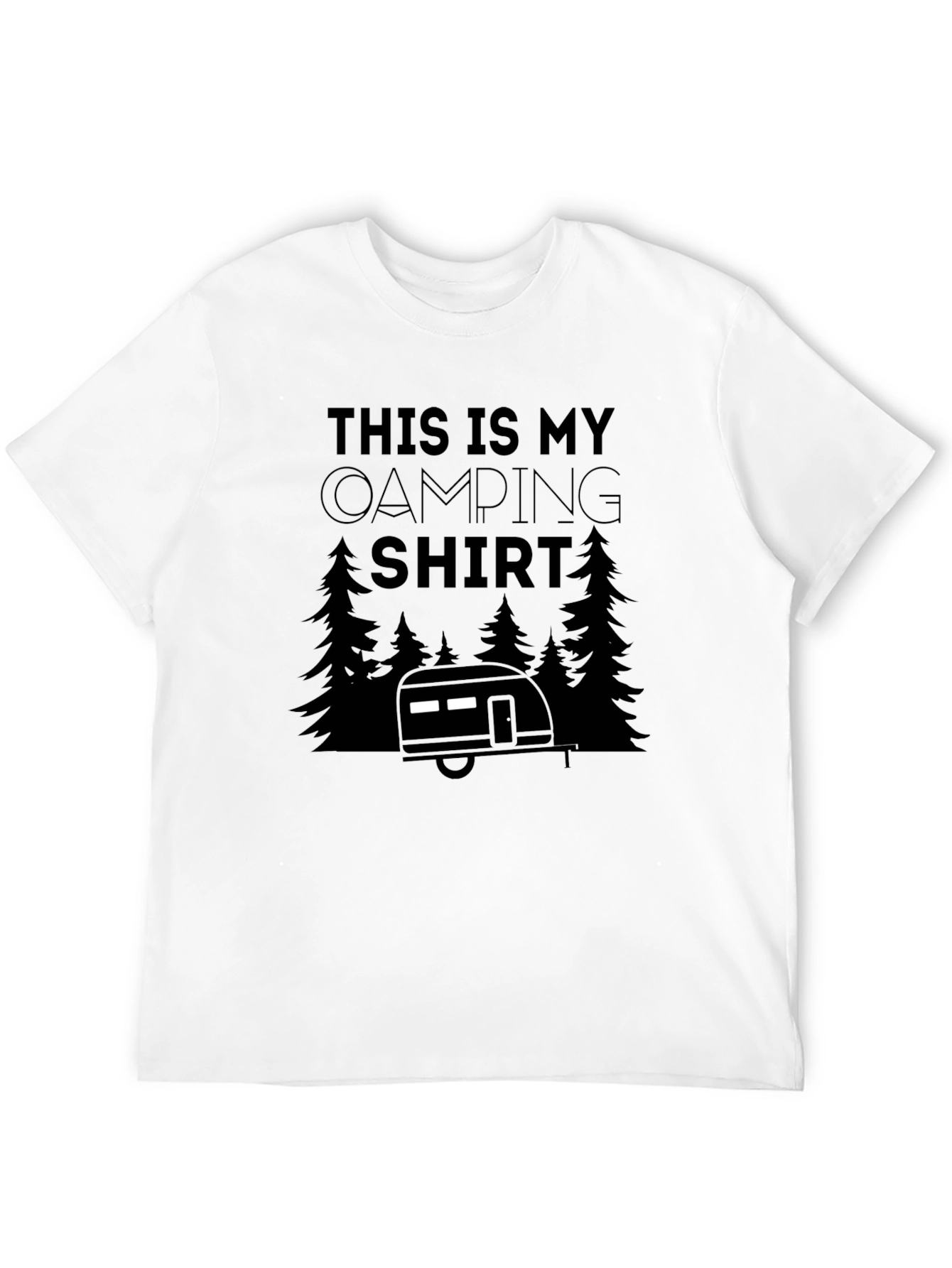 Black Camping Shirt - This Is My Camping Shirt view 12