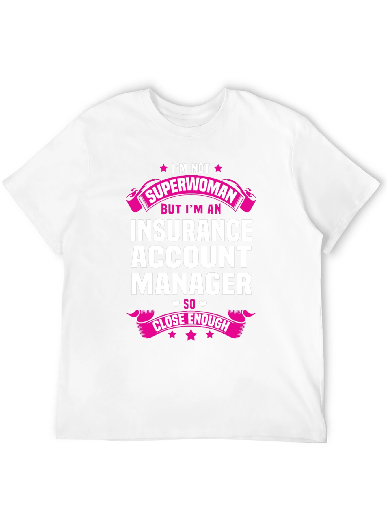 Black Insurance Account Manager Superwoman T-Shirt view 12