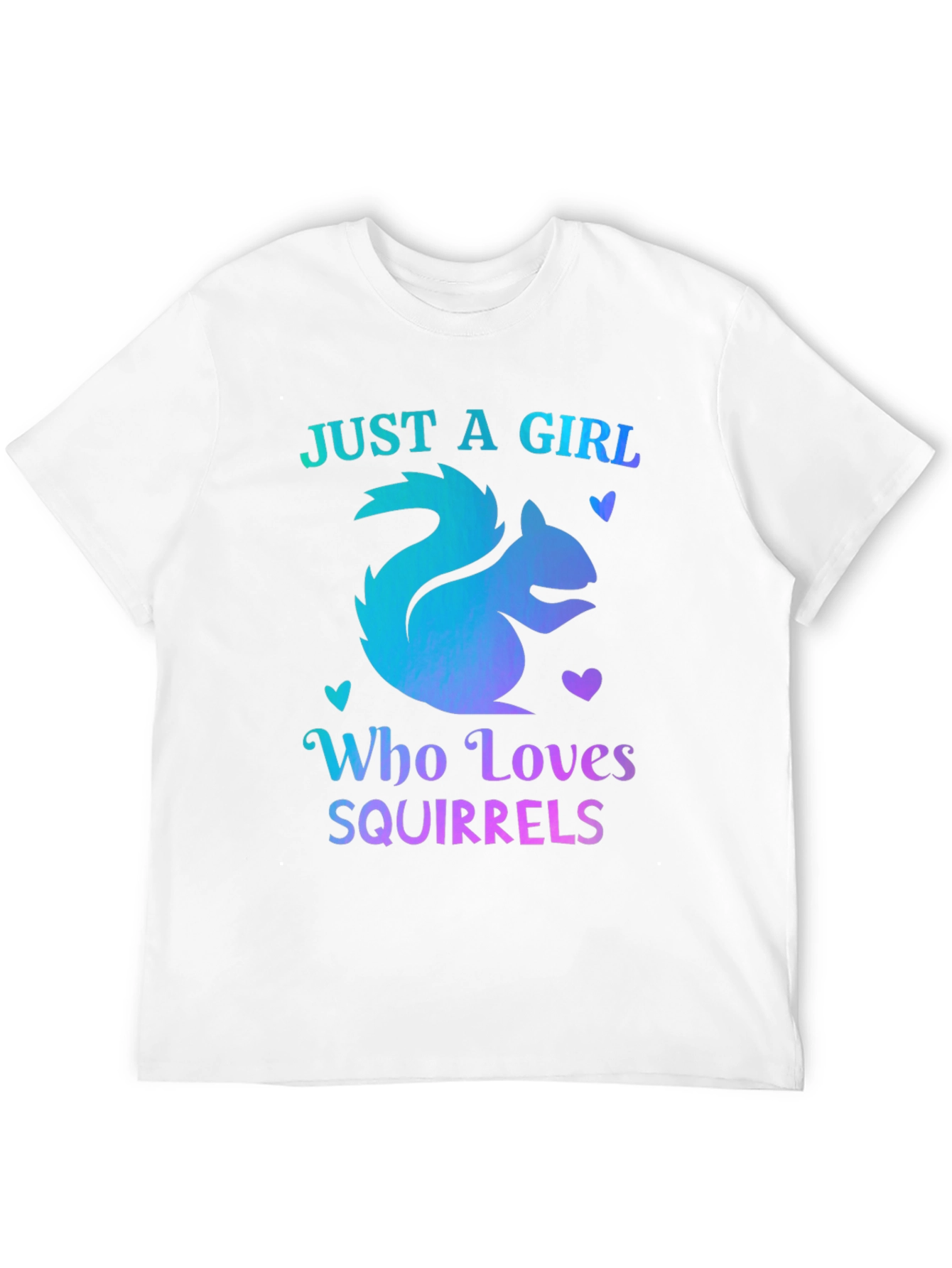 Black Girl Who Loves Squirrels T-Shirt view 12