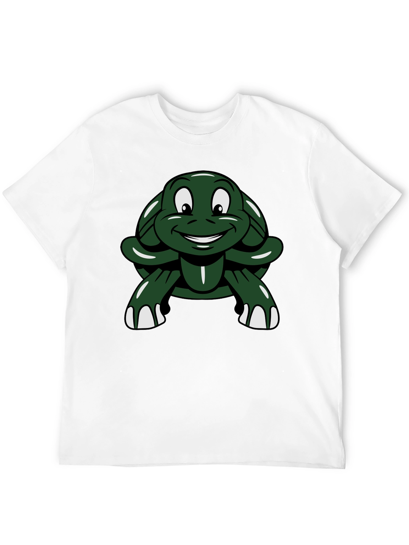 Black Turtle Graphic Tee - Black Cotton T-Shirt view 12