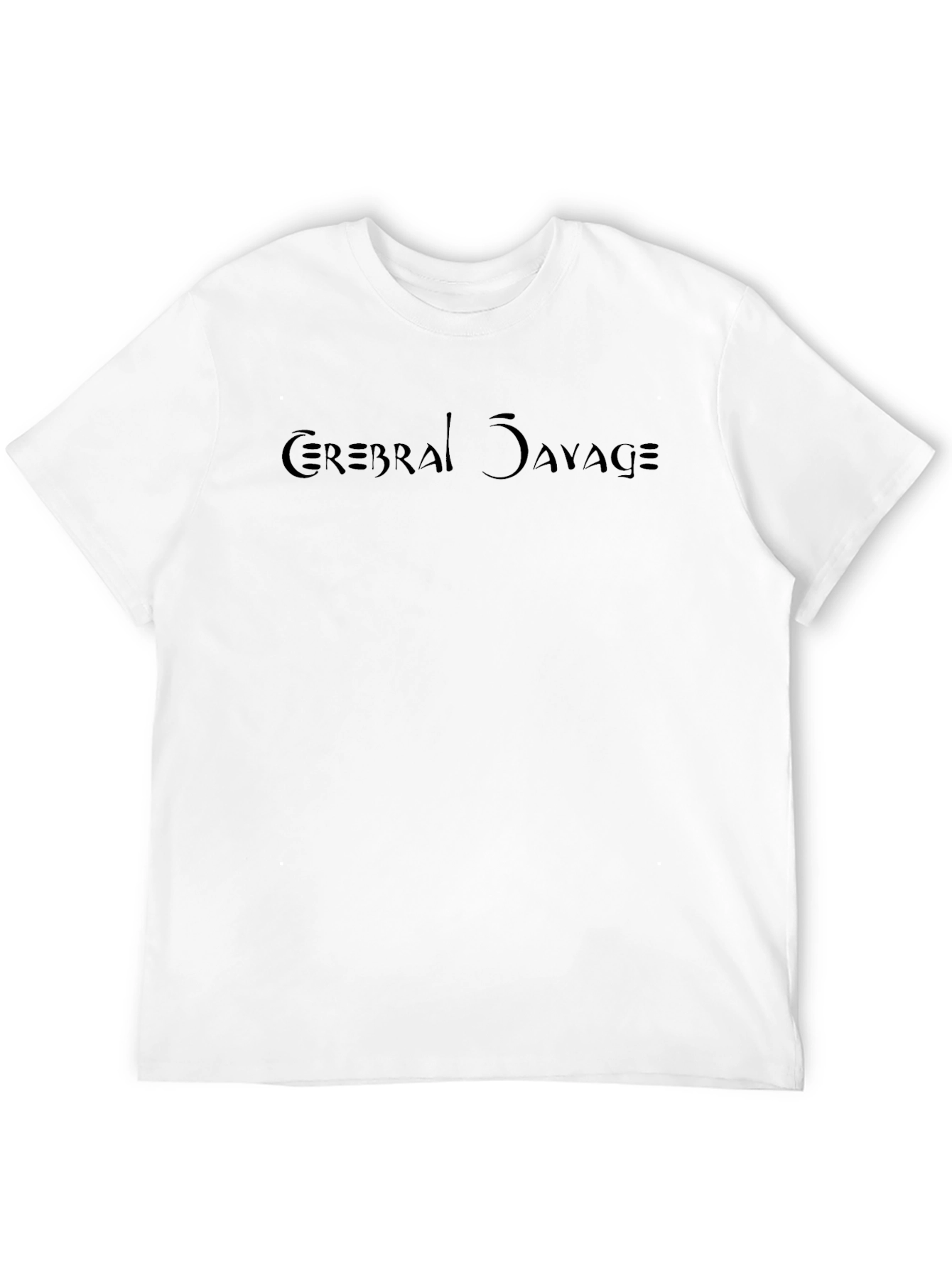 Black Cerebral Savage Black T-Shirt view 12