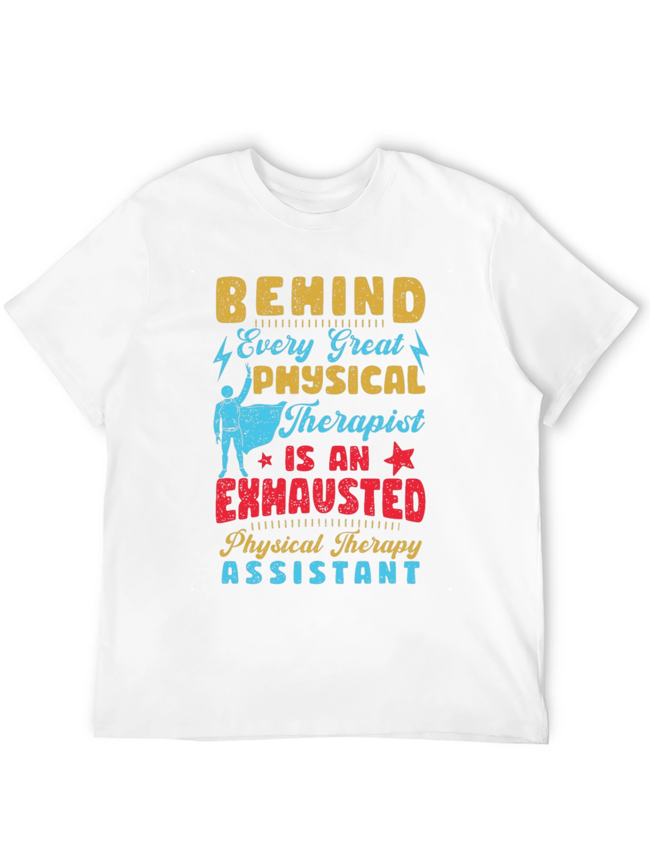 Black Physical Therapy Assistant T-Shirt view 12