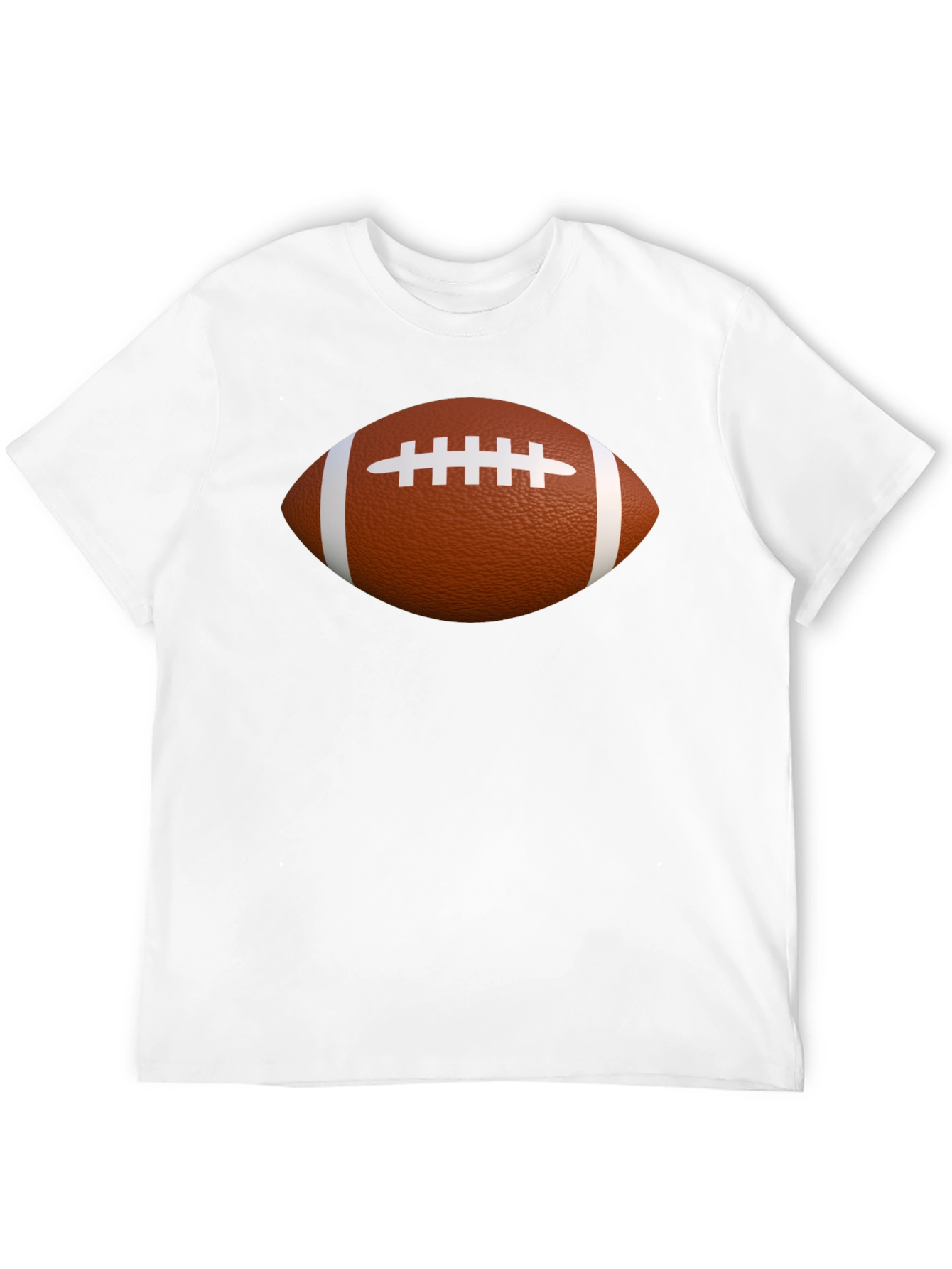 Black Football Graphic T-Shirt - Casual Cotton Tee view 12