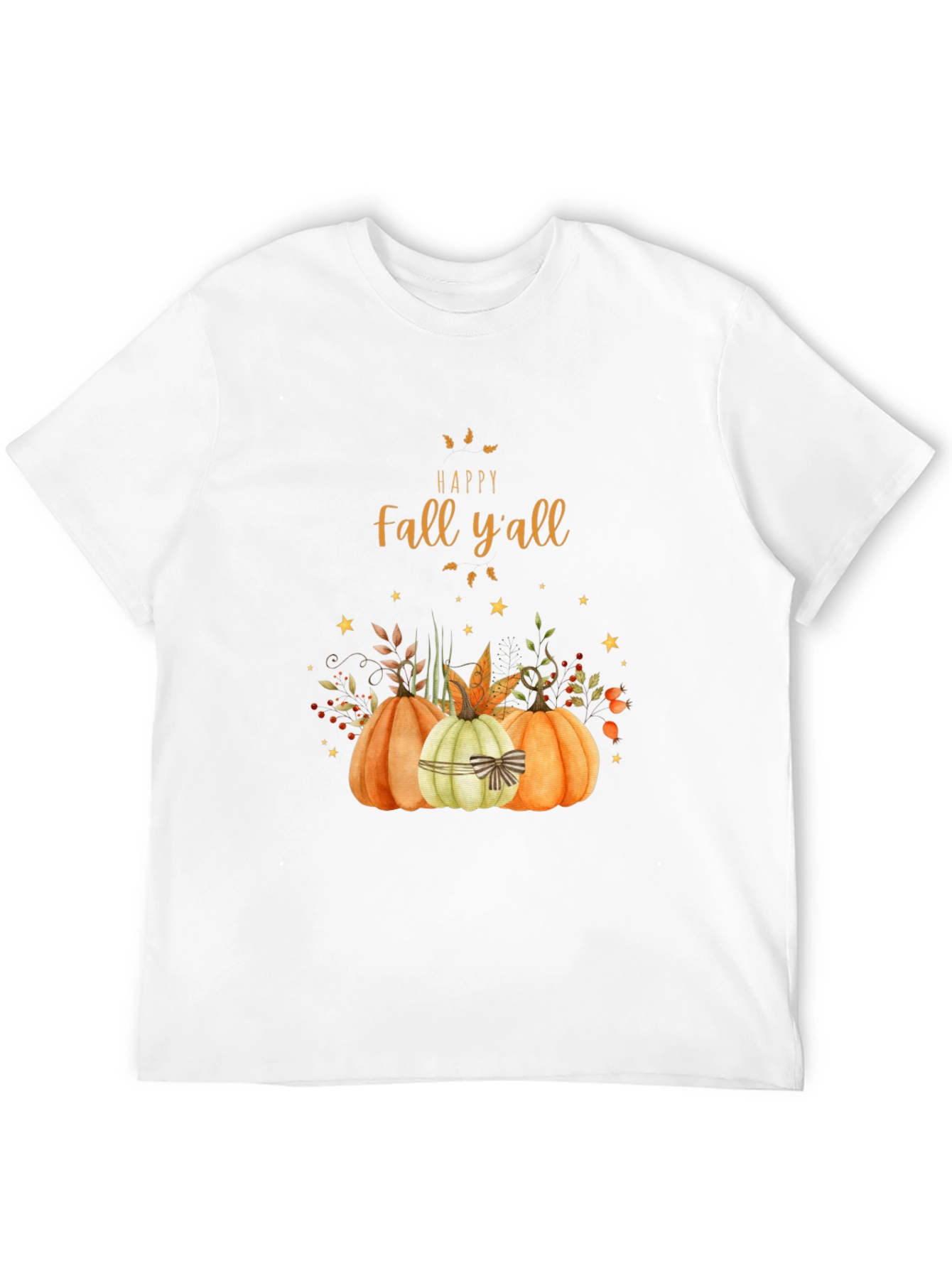 Black Fall Y'all Pumpkin T-Shirt view 12