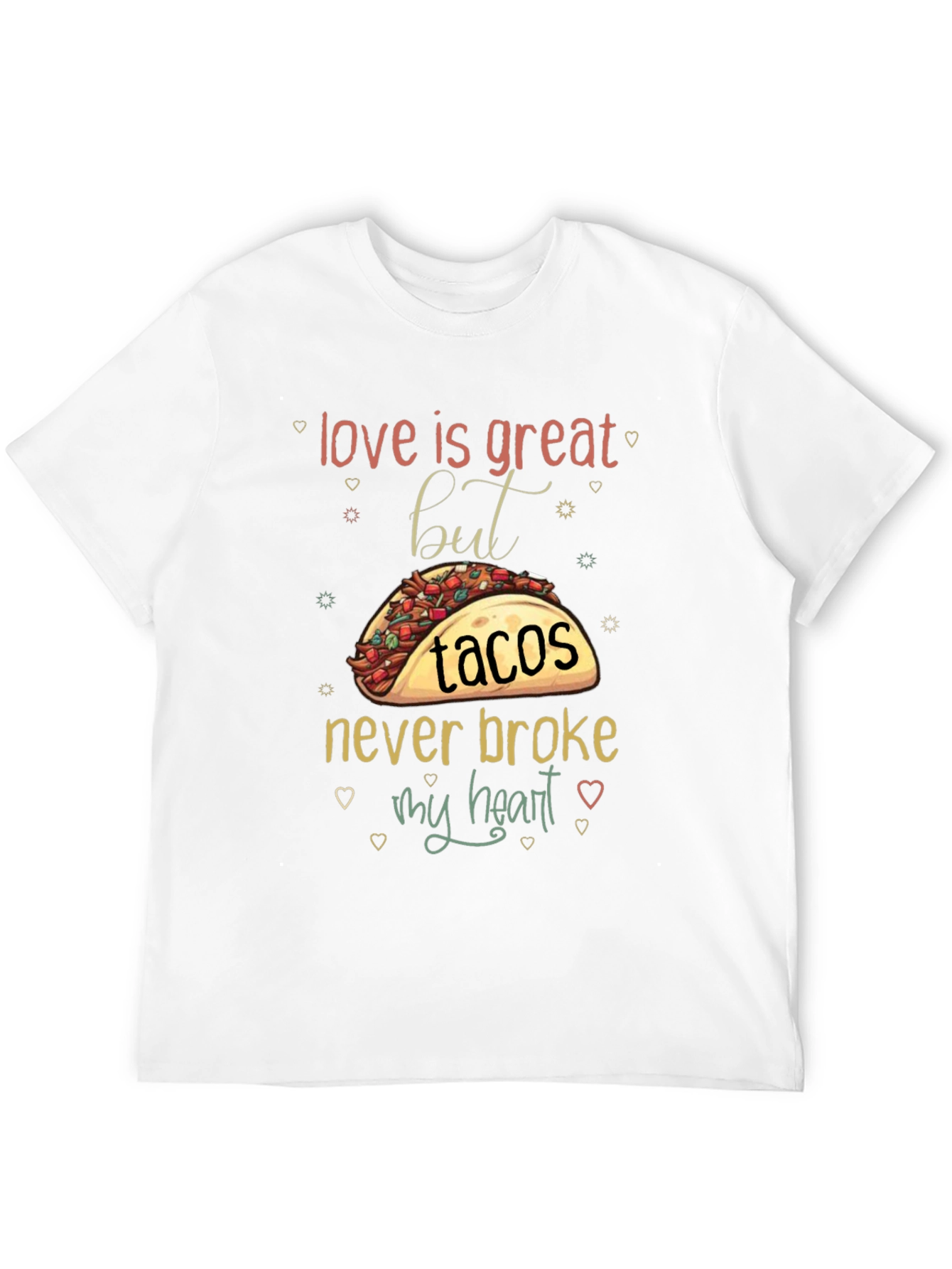 Black Love is Great But Tacos T-Shirt view 12
