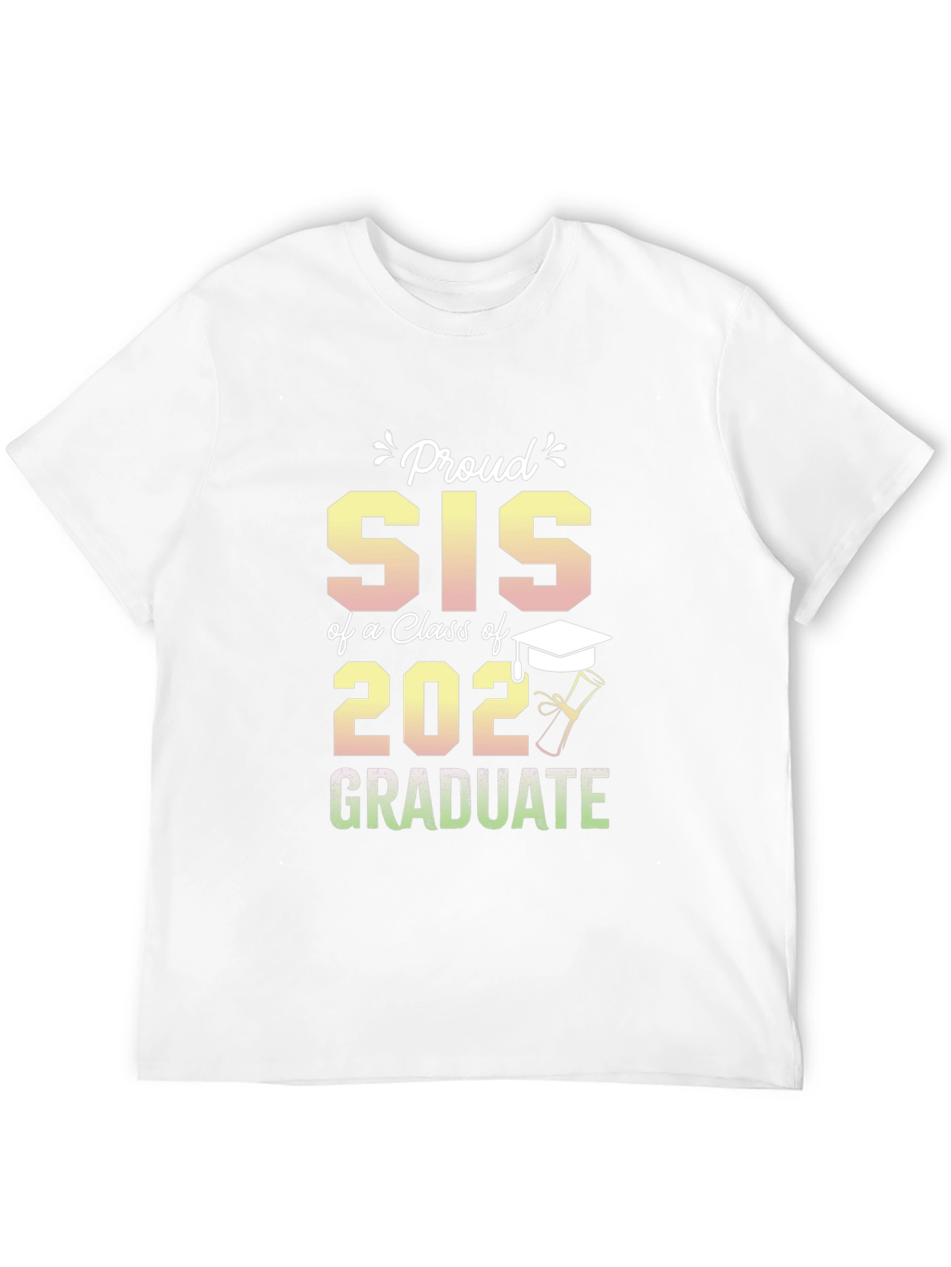 Black Proud Sis of a 2022 Graduate T-Shirt view 12