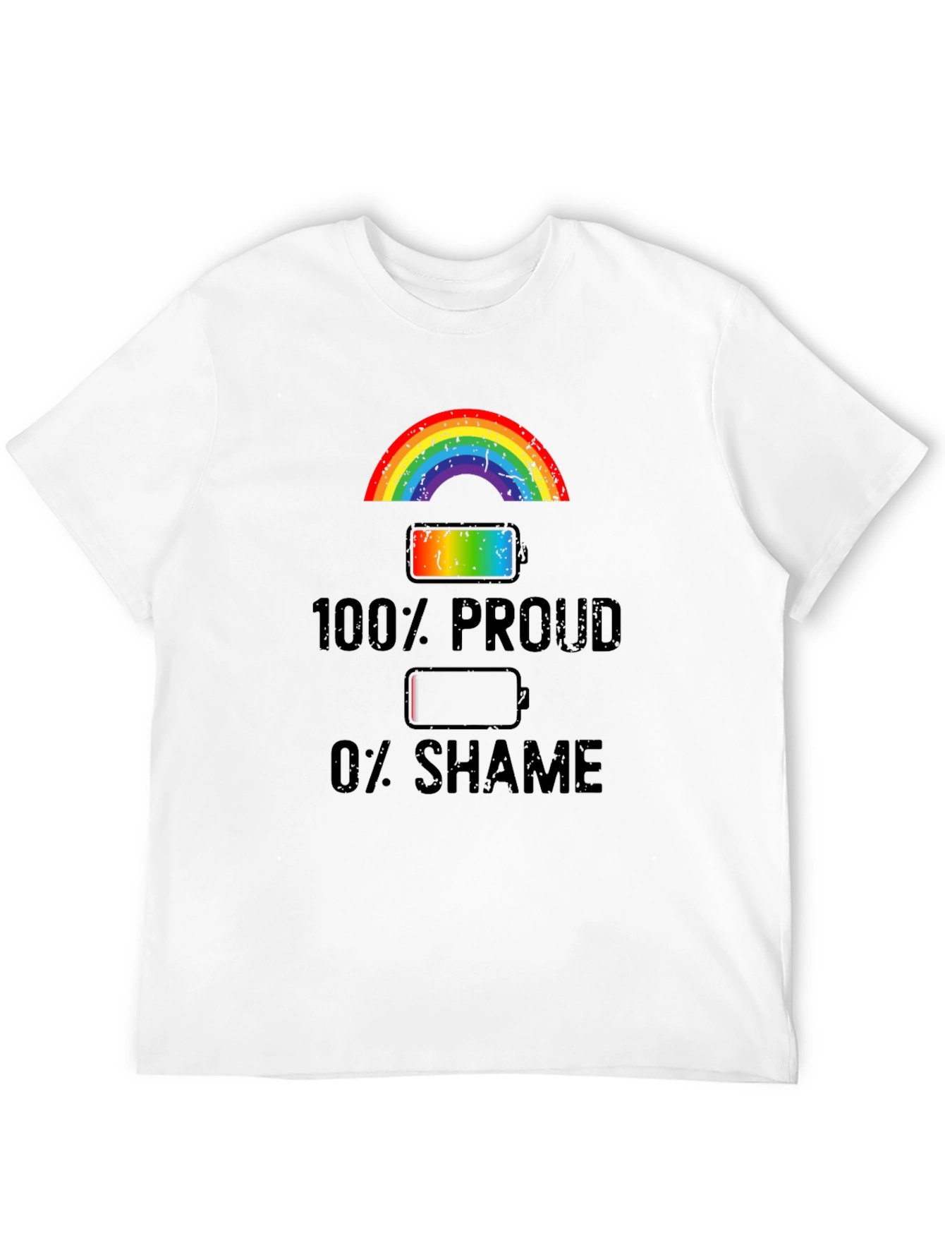 100% Proud 0% Shame Graphic Tee - 12