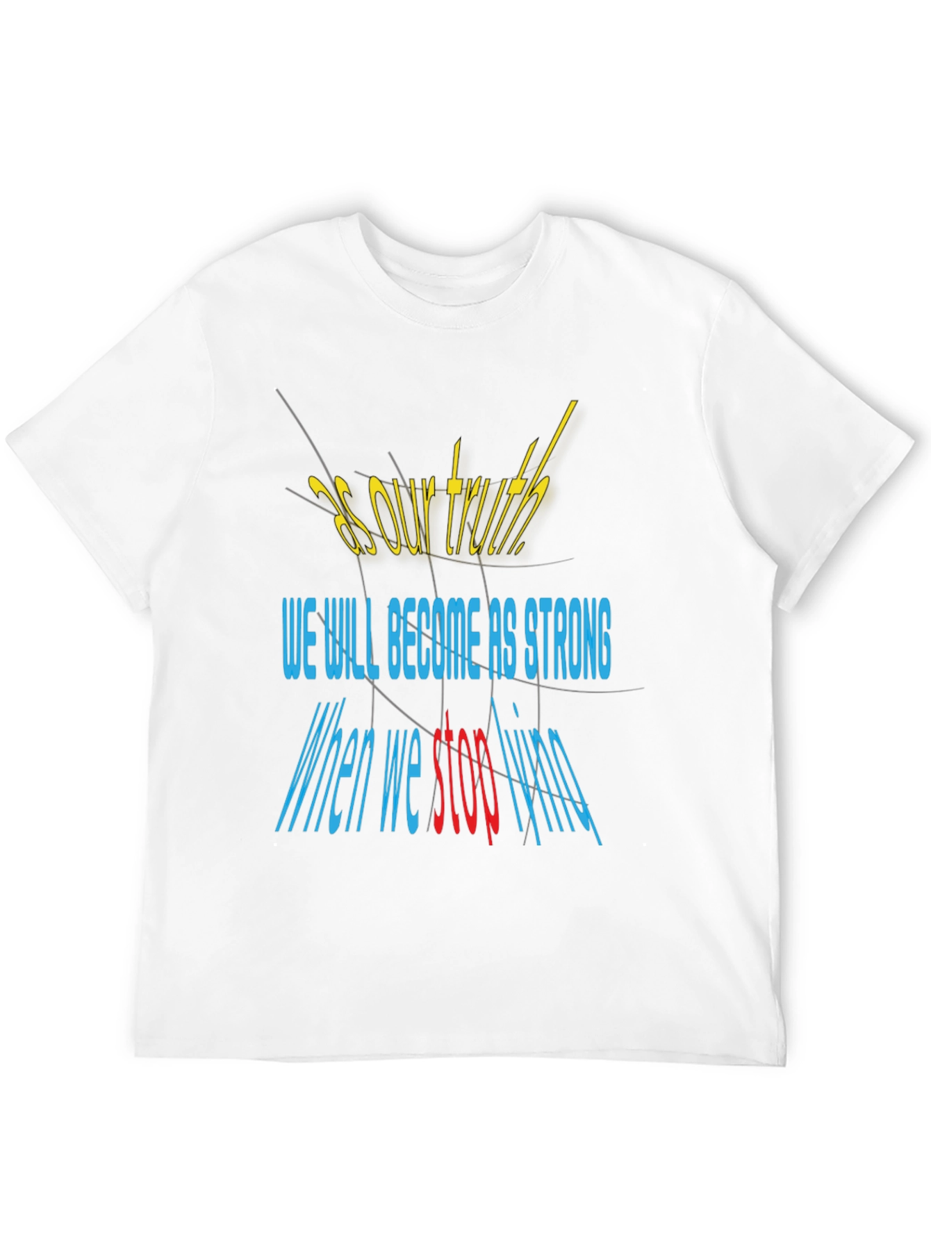 Black Motivational Graphic Tee - As Our Truth view 12