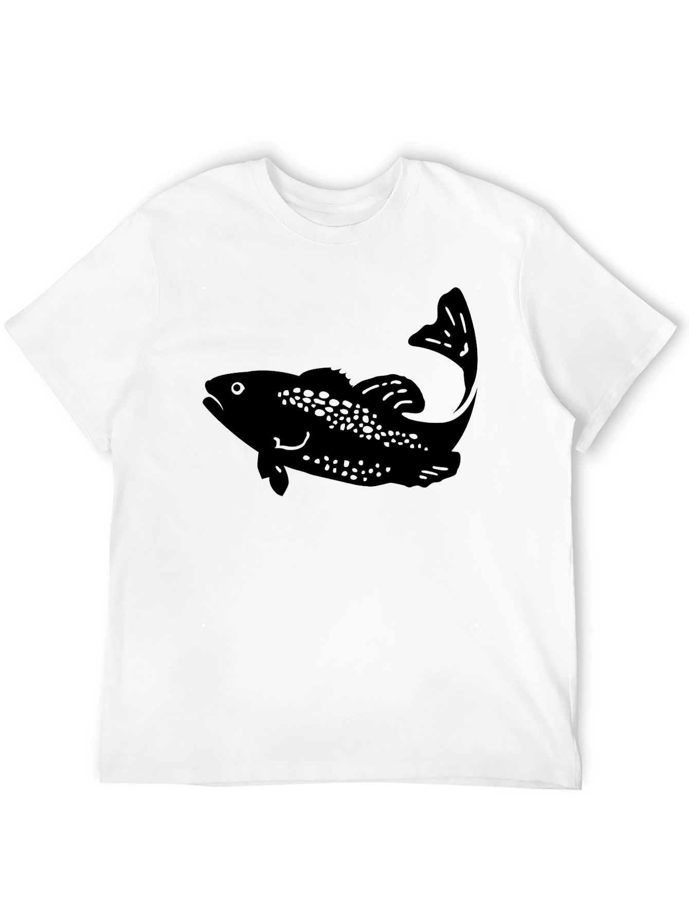 Black Black Fish Graphic Tee - Casual Style view 12