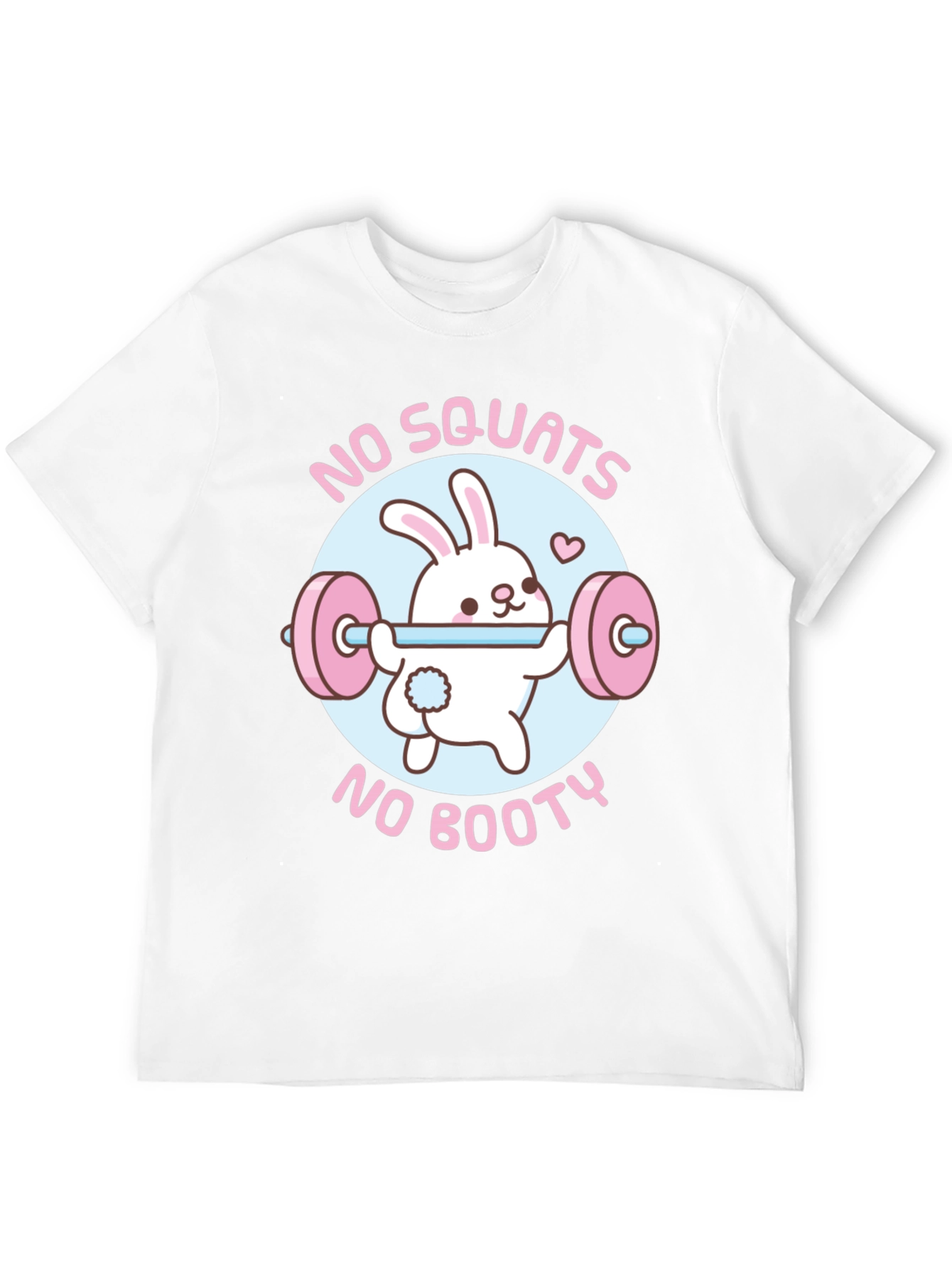 Black No Squats No Booty Funny Workout Shirt view 12