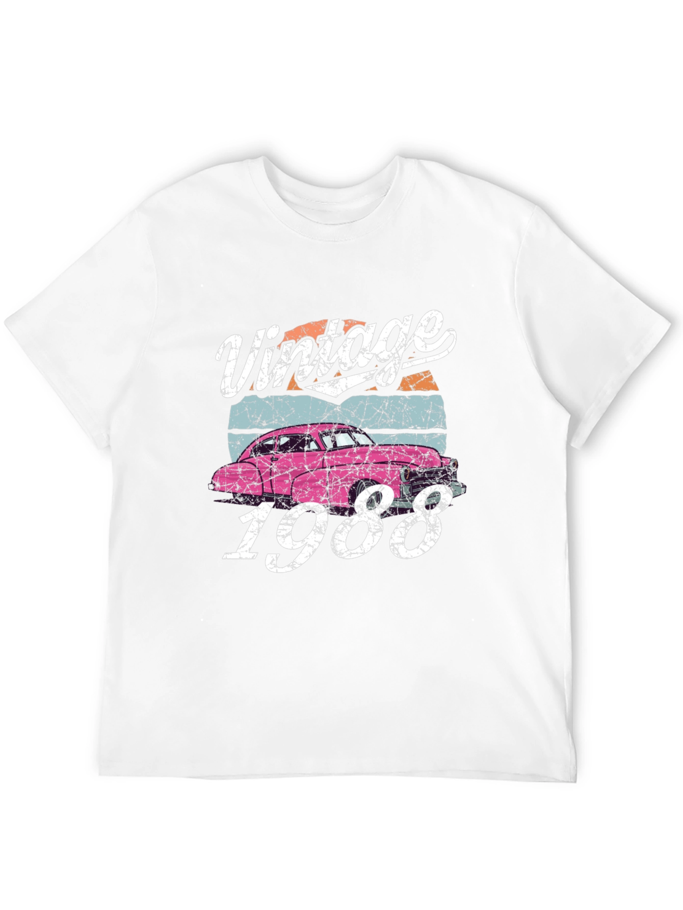Vintage 1988 Car Graphic Tee - 12
