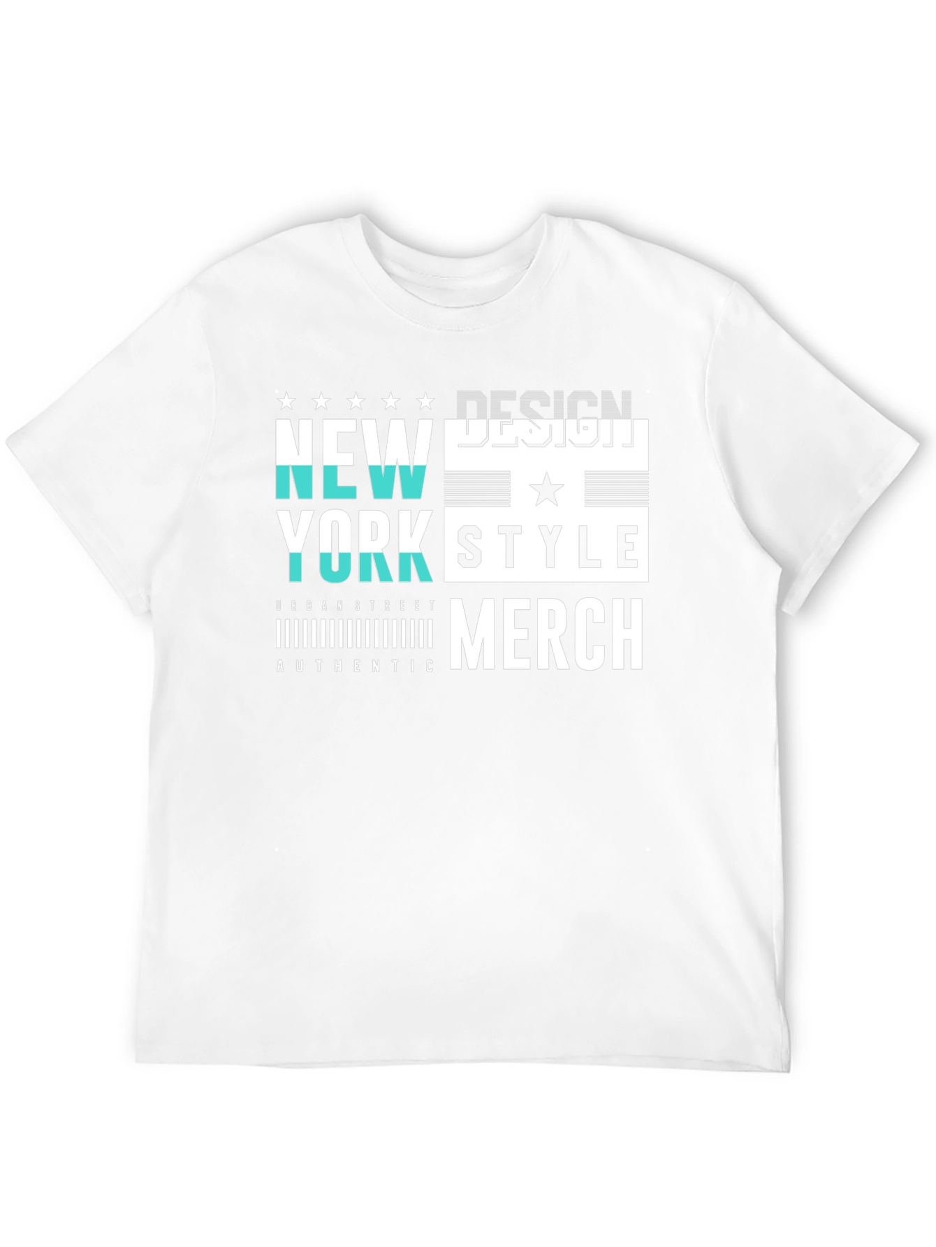 Black New York Style Graphic Print Black T-Shirt view 12