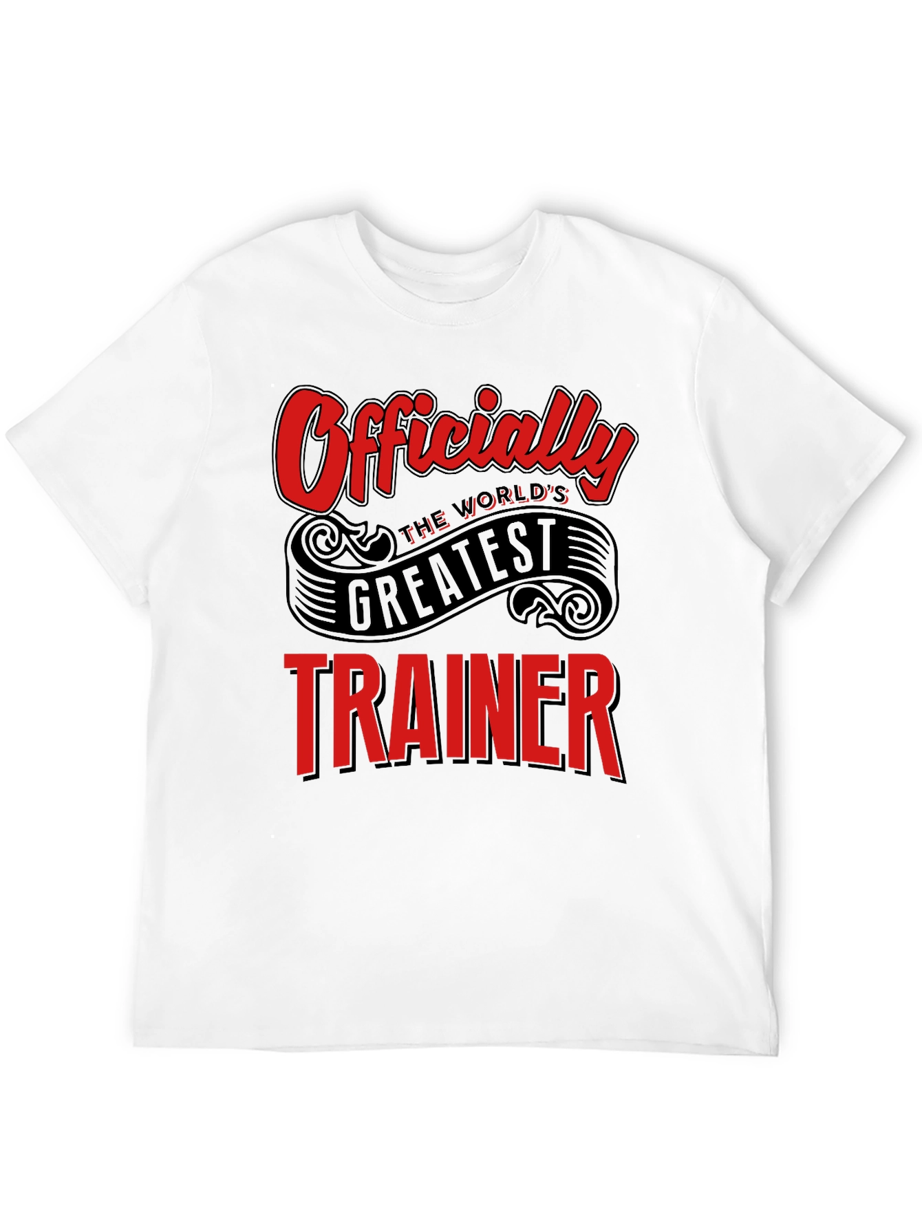 Black World's Greatest Trainer Black T-Shirt view 12