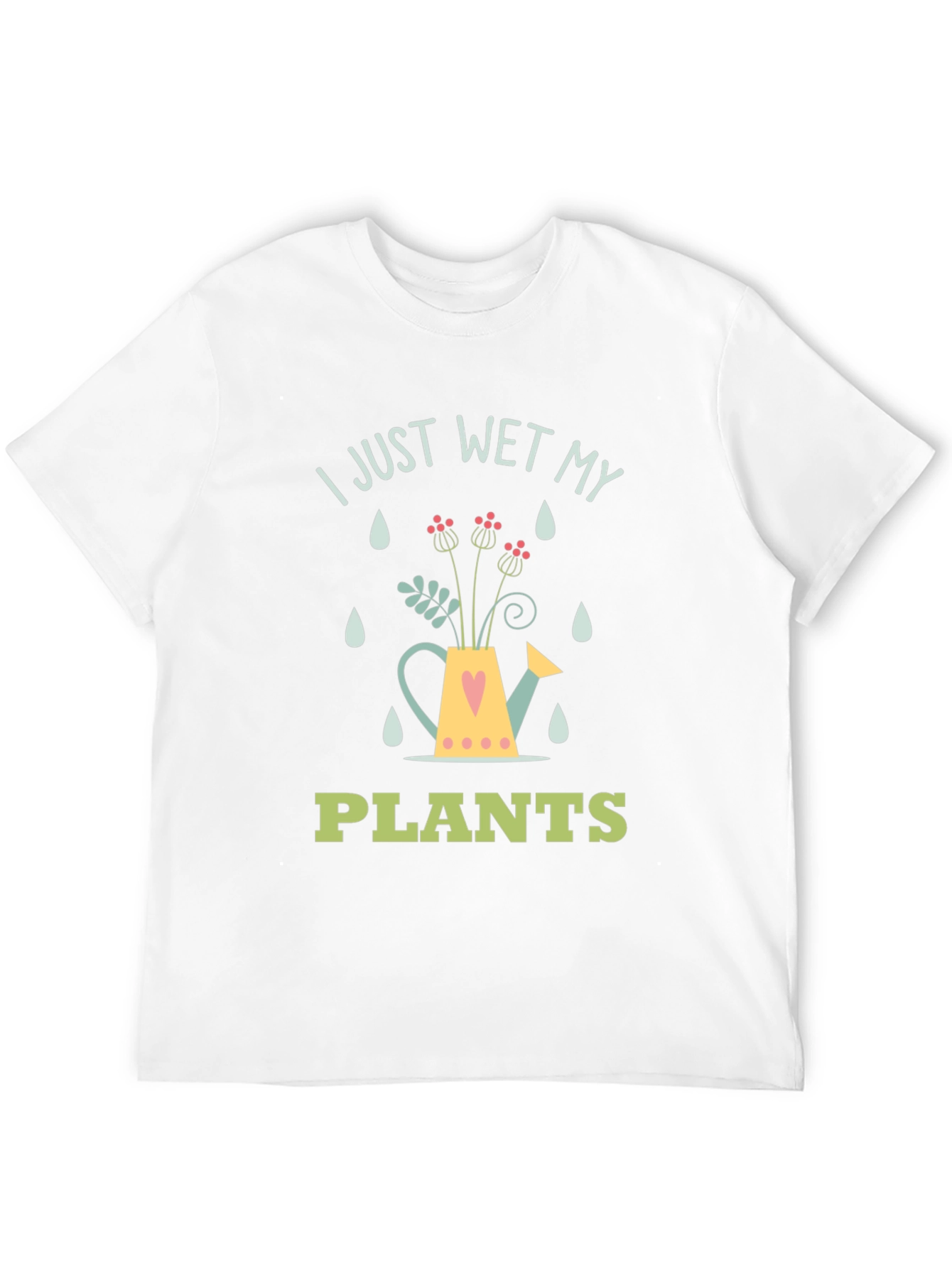 Black I Just Wet My Plants Graphic T-Shirt view 12