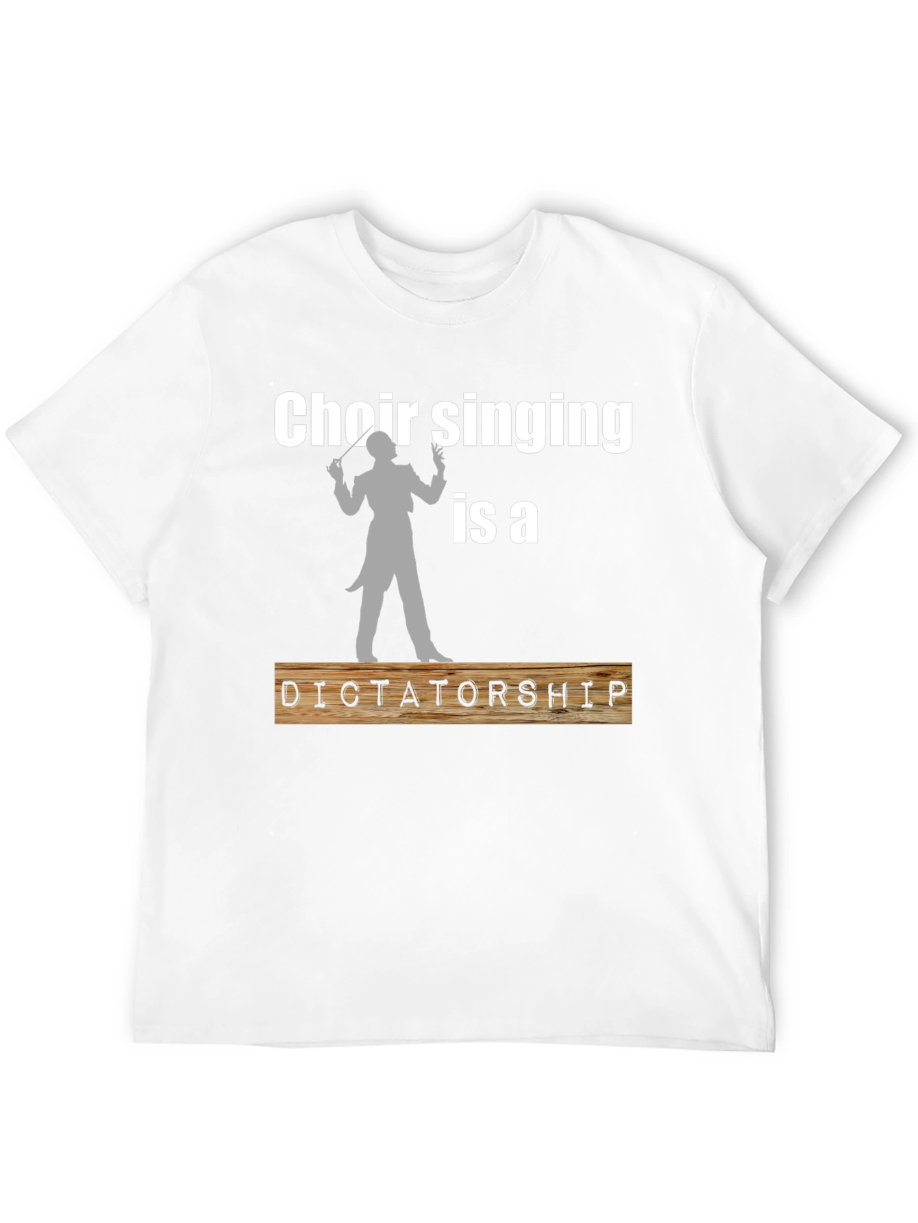 Black Choir Singing is a Dictatorship T-Shirt view 12