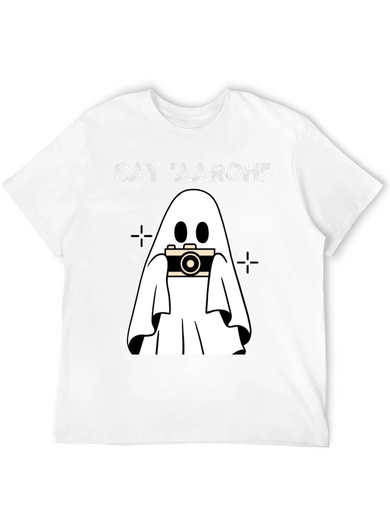 Ghost Photographer T-Shirt - Say 'AARGH!' - 12