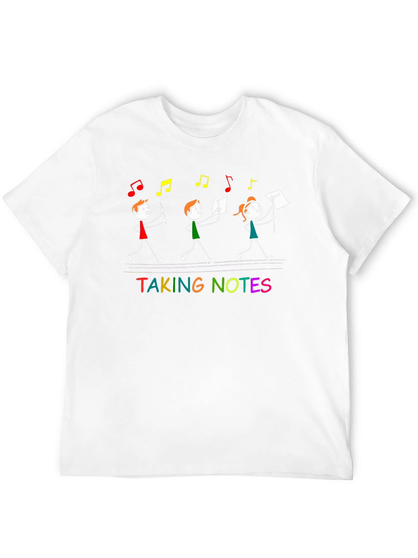 Black Taking Notes Graphic T-Shirt view 12