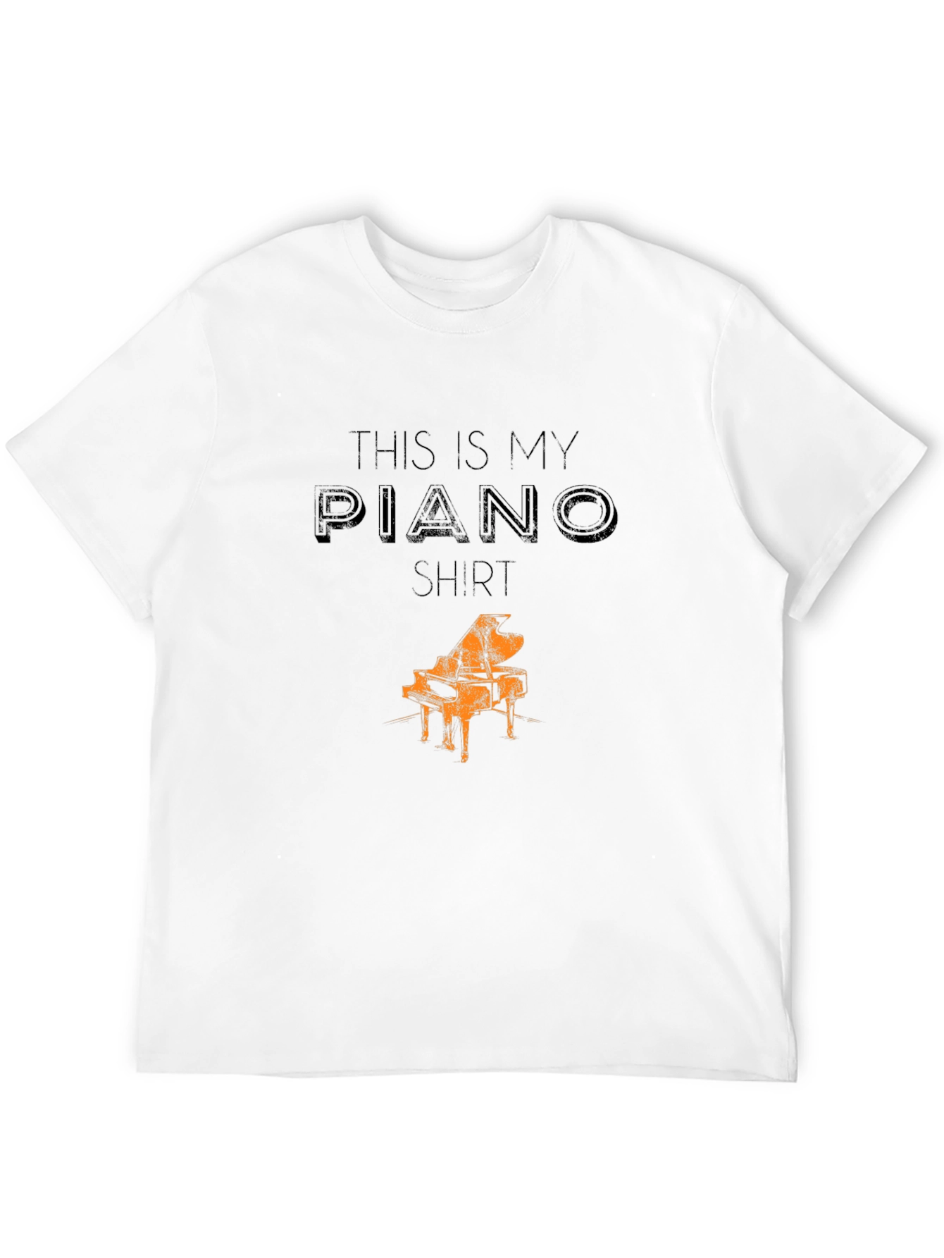 Black Piano Shirt - Musician's Novelty Tee view 12