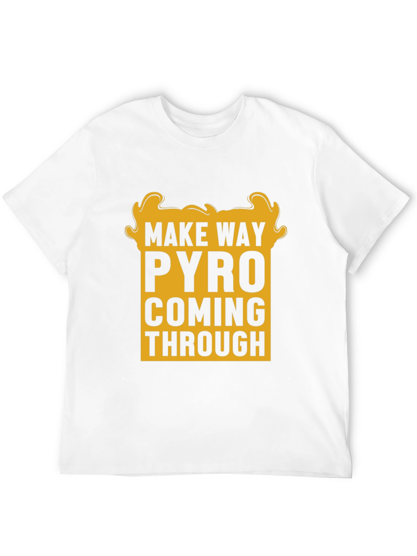 Black Make Way Pyro T-Shirt - Bold Graphic Tee view 12