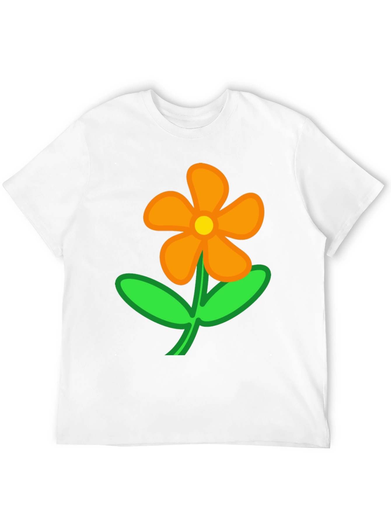 Black Black Flower T-Shirt - Casual Cotton Tee view 12