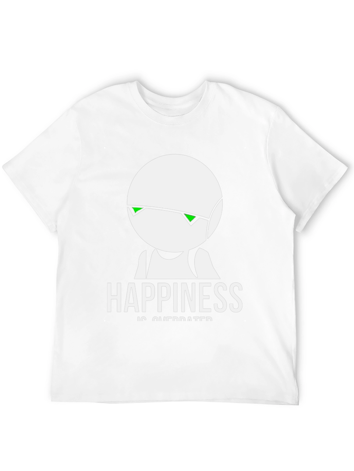 Black Happiness Is Overrated T-Shirt view 12
