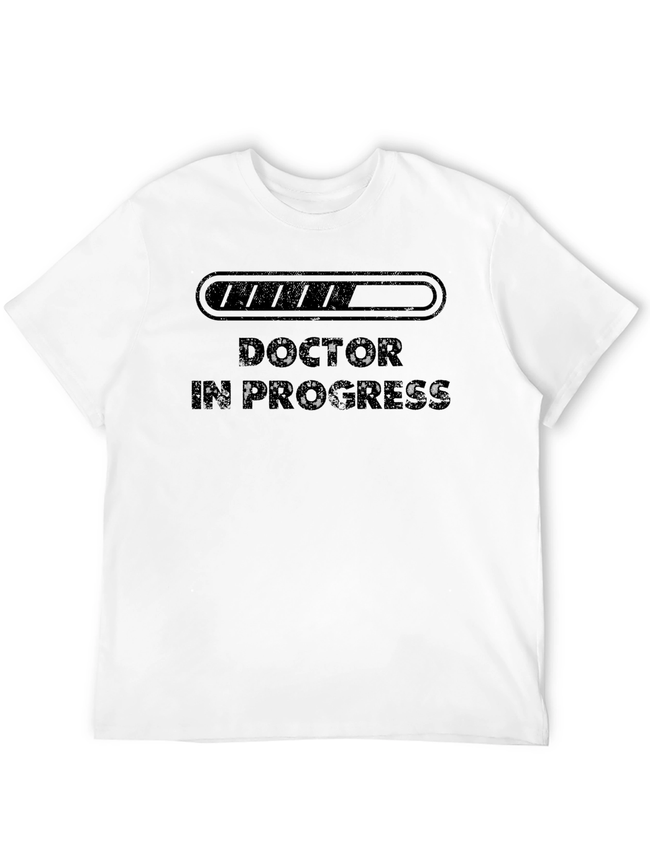Black Doctor in Progress T-Shirt - Study Hard! view 12