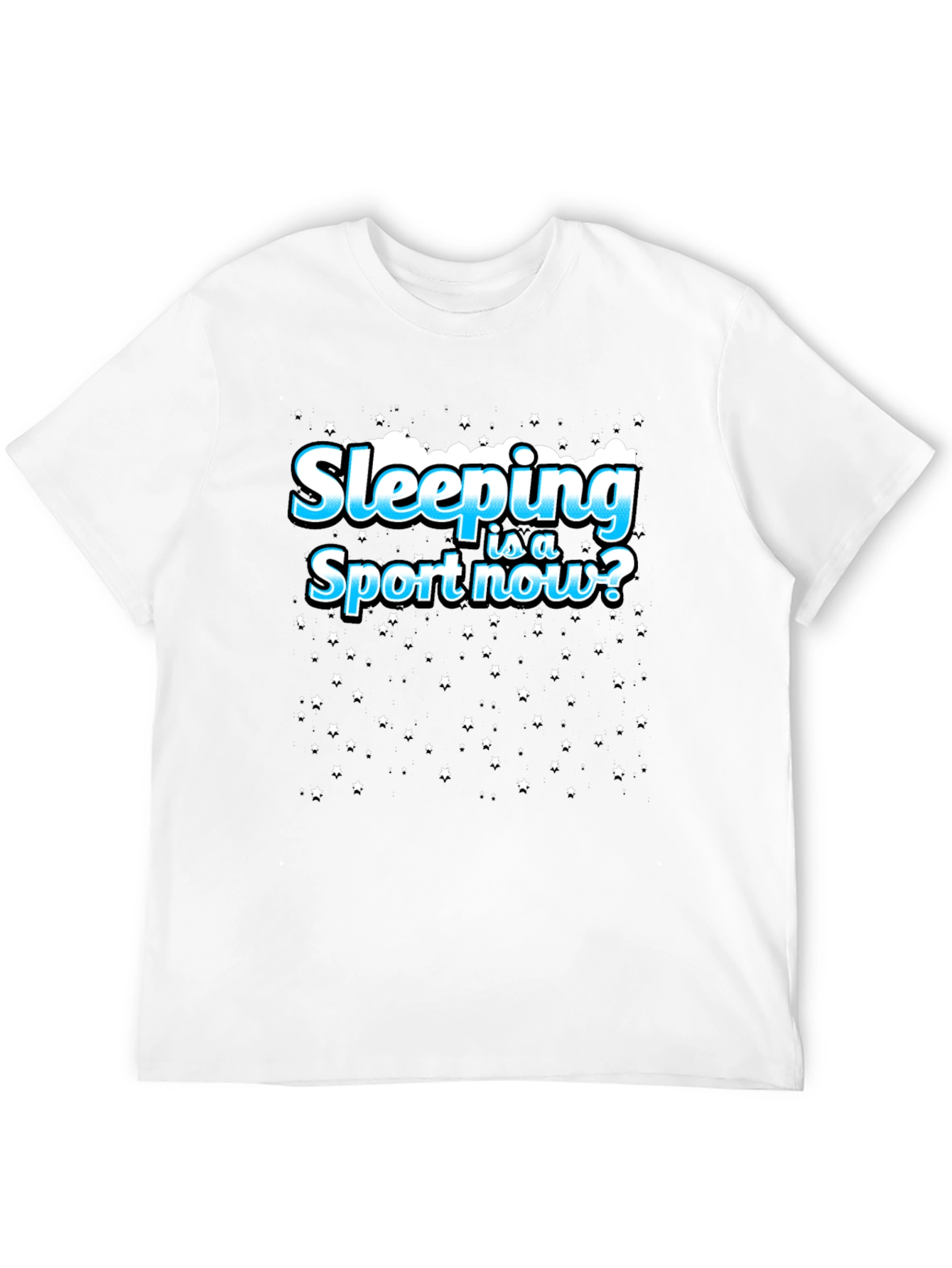 Black Sleeping is a Sport T-Shirt view 12