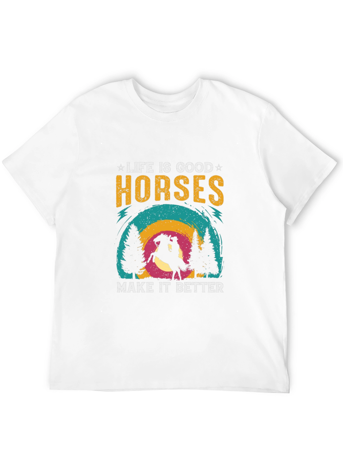Black Life Is Good Horses T-Shirt view 12