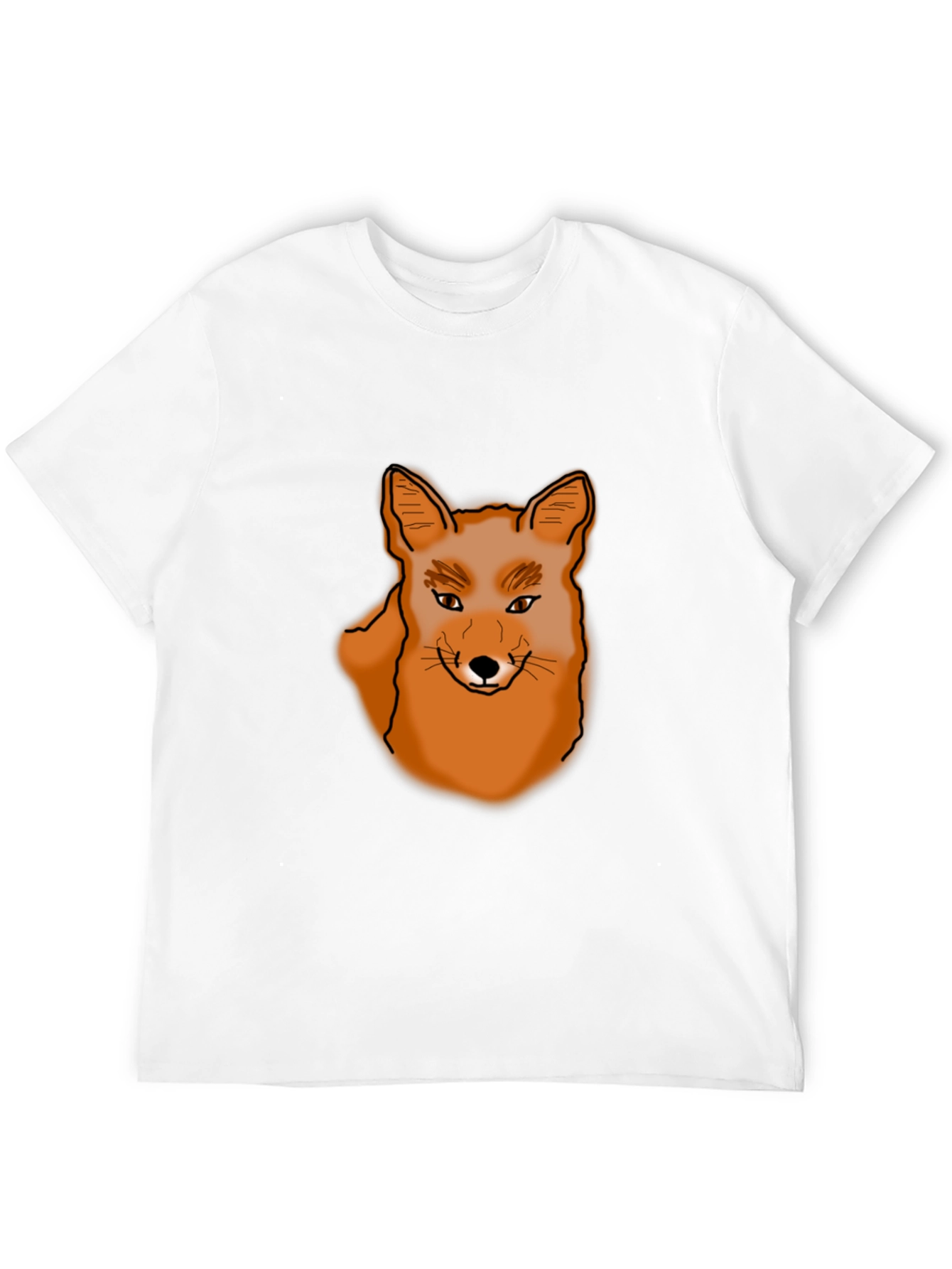 Black Fox Graphic Print Black T-Shirt view 12