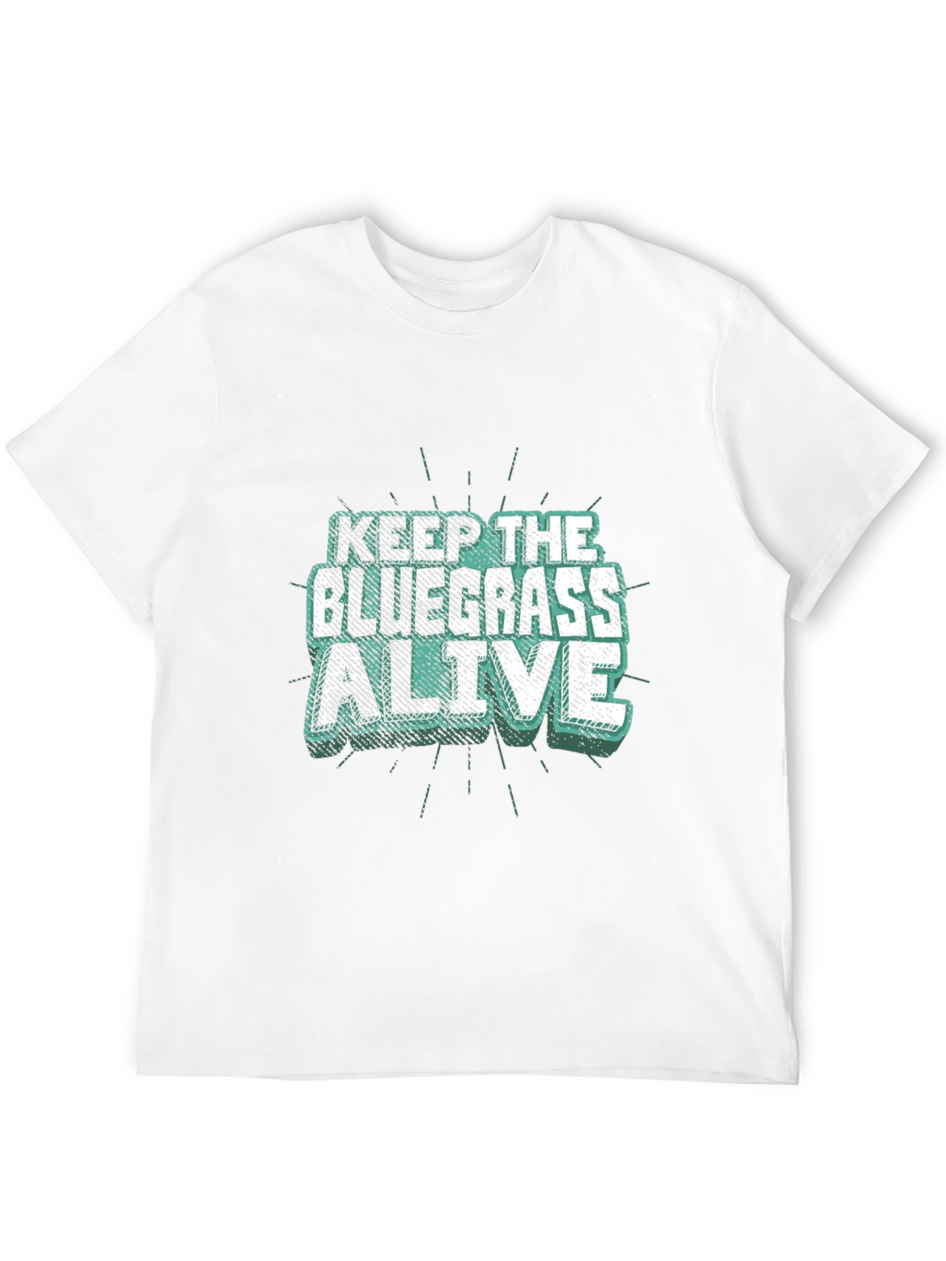 Black Keep The Bluegrass Alive Black T-Shirt view 12
