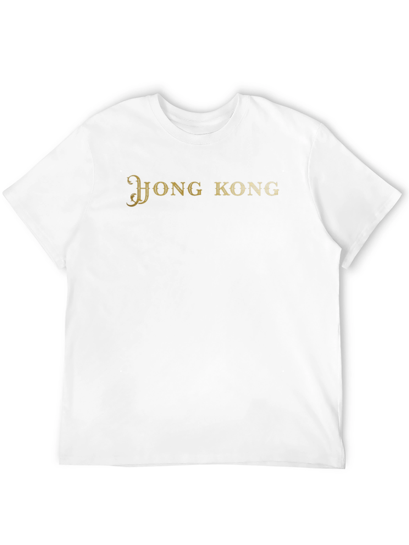 Hong Kong Text Graphic Black T-Shirt - 12
