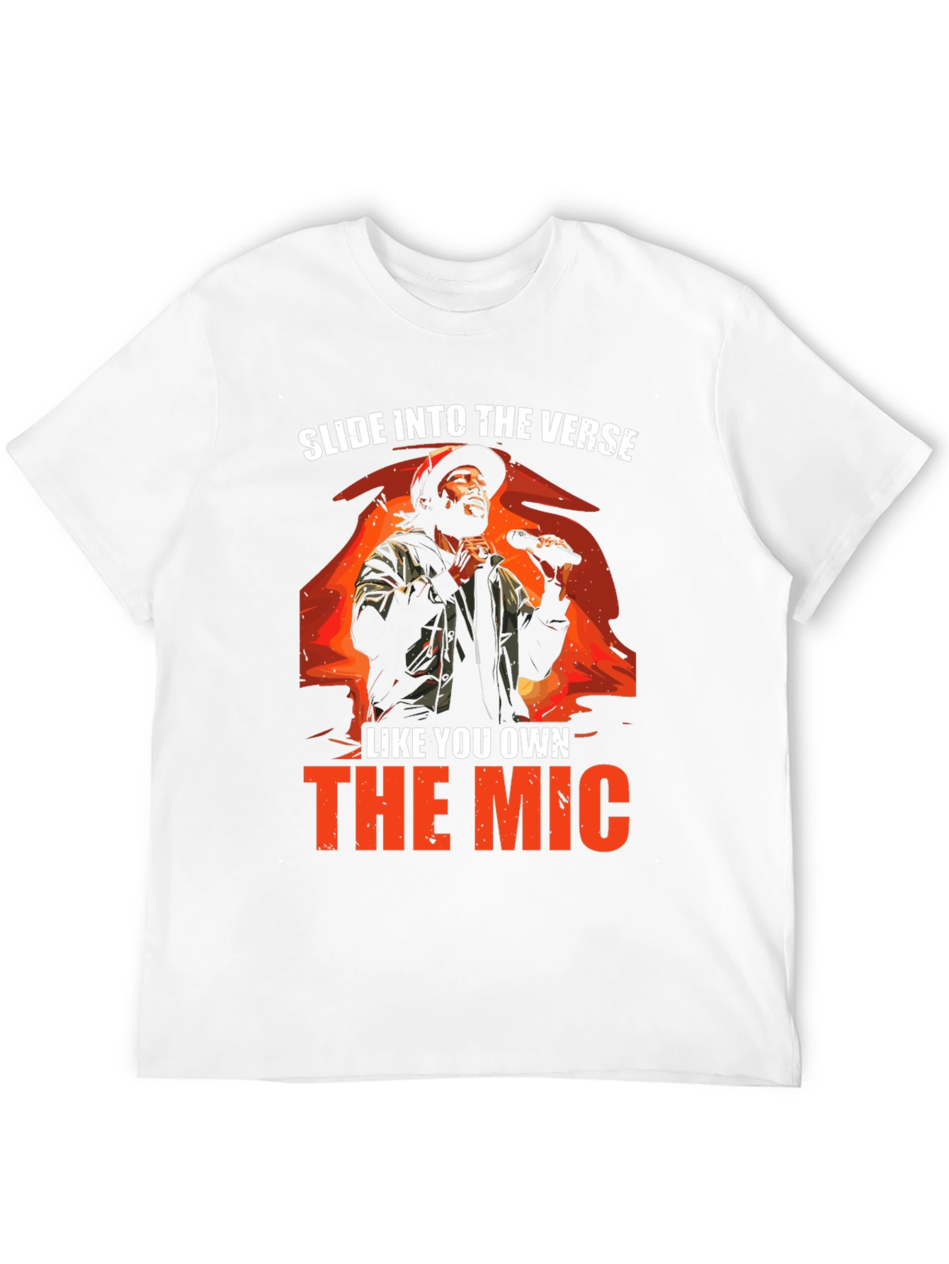 Black Slide Into The Verse Graphic Tee view 12