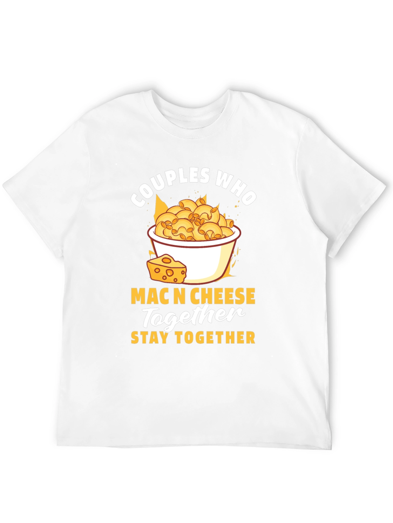 Black Couples Who Mac N Cheese Together Stay Together T-Shirt view 12
