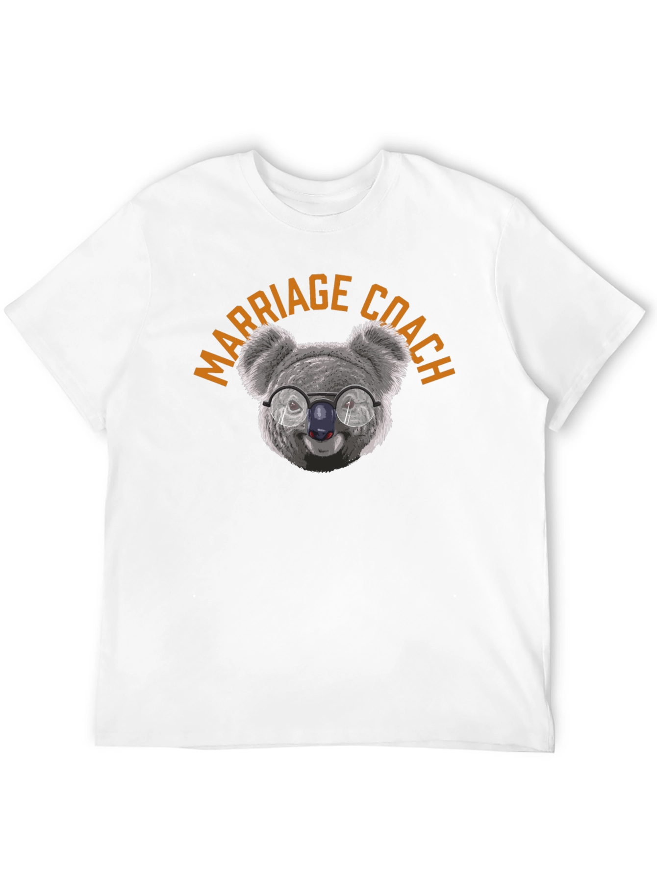 Black Marriage Coach Koala T-Shirt - Funny Relationship Tee view 12