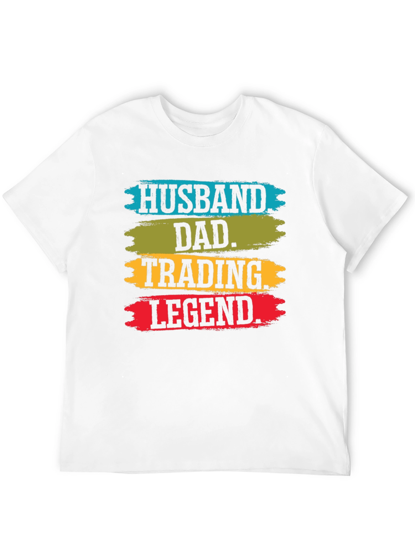 Black Husband Dad Trading Legend T-Shirt view 12