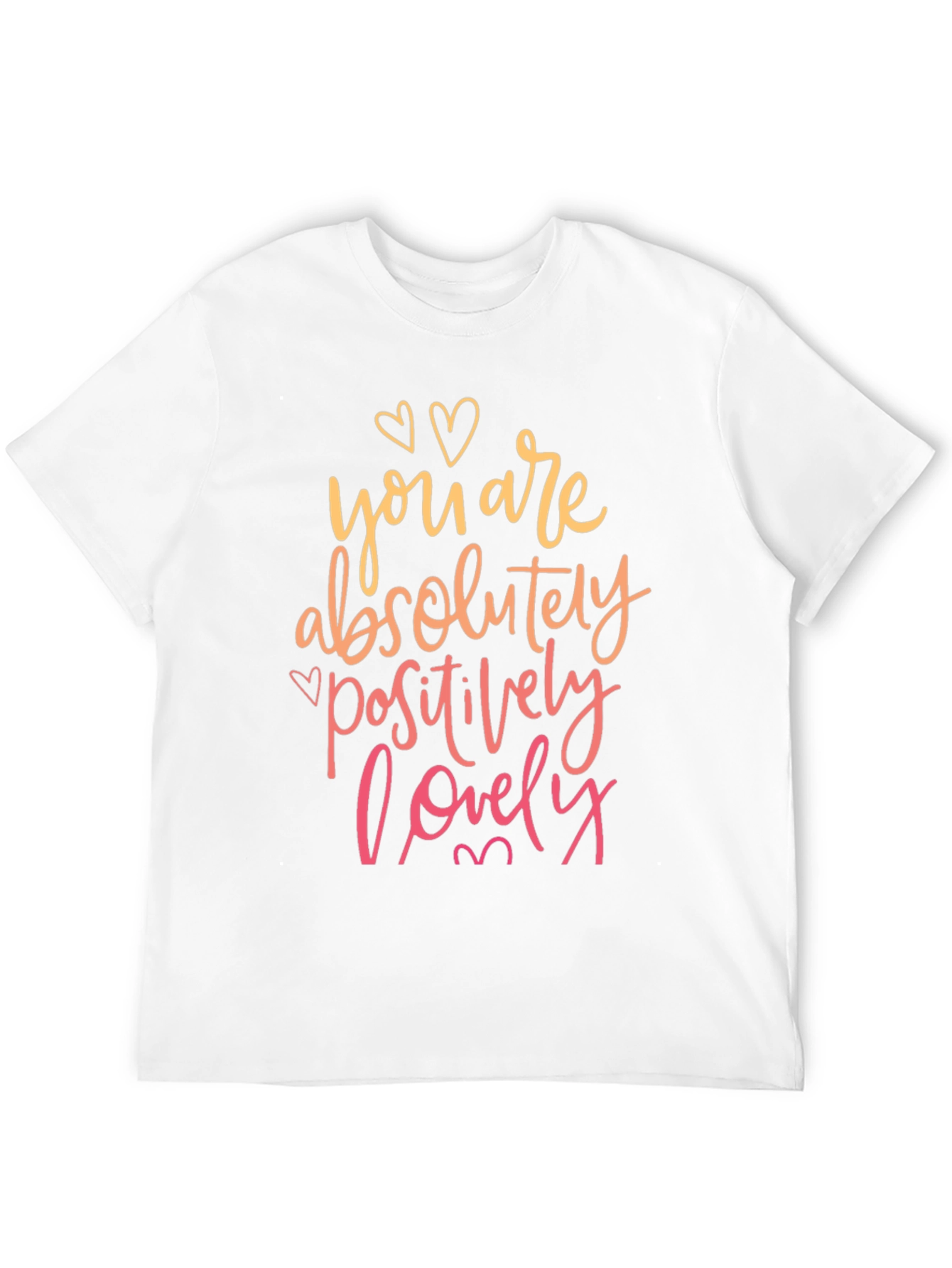 Black Lovely Graphic Tee - You Are Absolutely Positively Lovely view 12