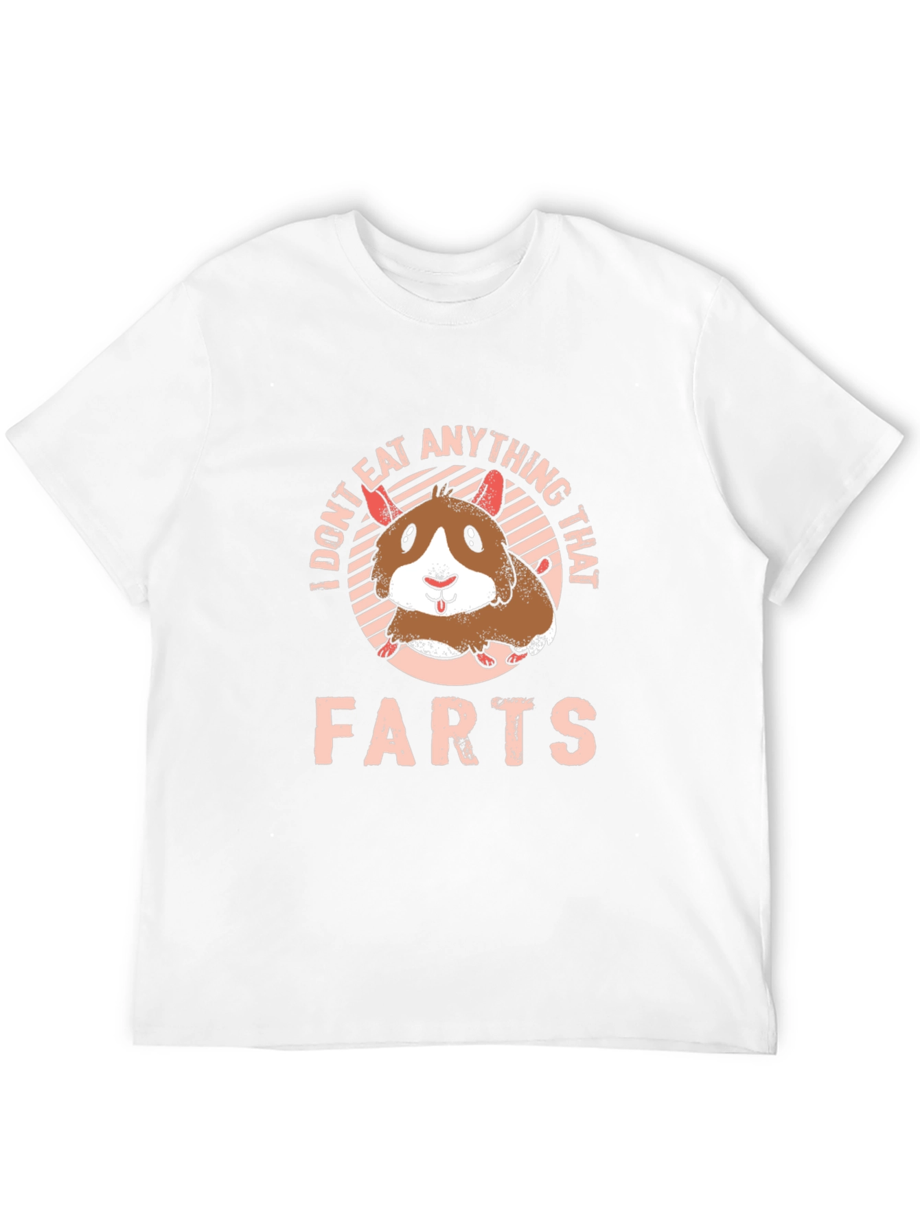 Black Funny Hamster Graphic T-Shirt - "I Don't Eat Anything That Farts" view 12