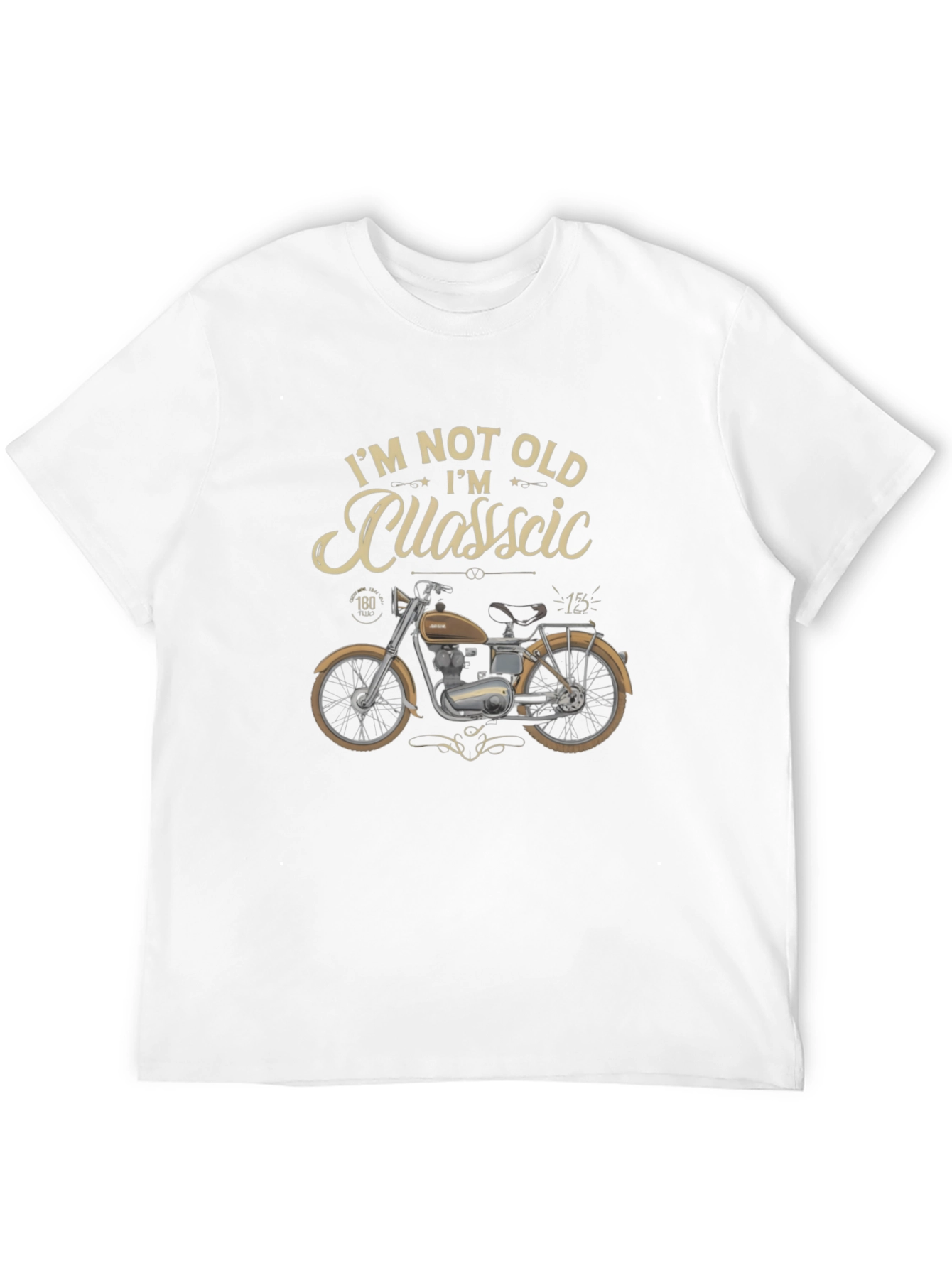 Black I'm Not Old I'm Classic Motorcycle T-Shirt view 12