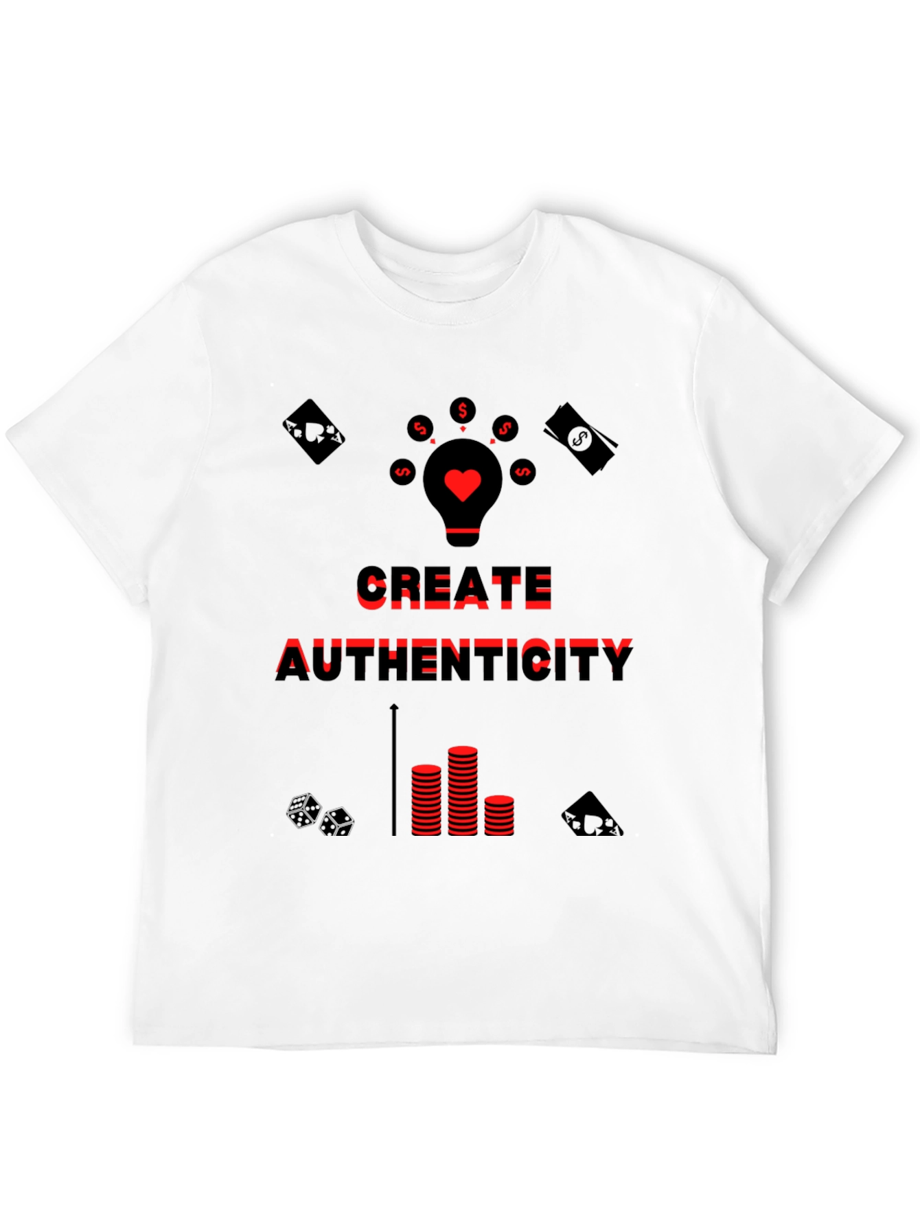 Black Authenticity Graphic Tee - Black view 12