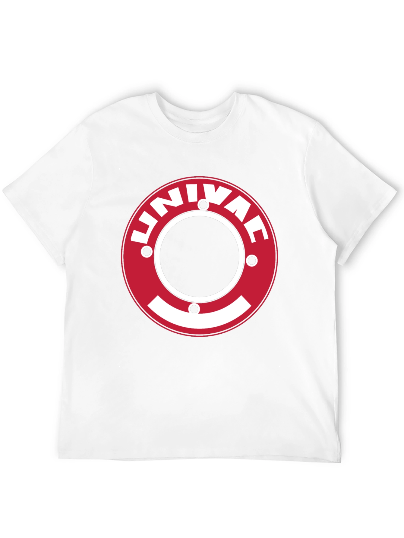 Black Vintage UNIVAC Logo T-Shirt view 12