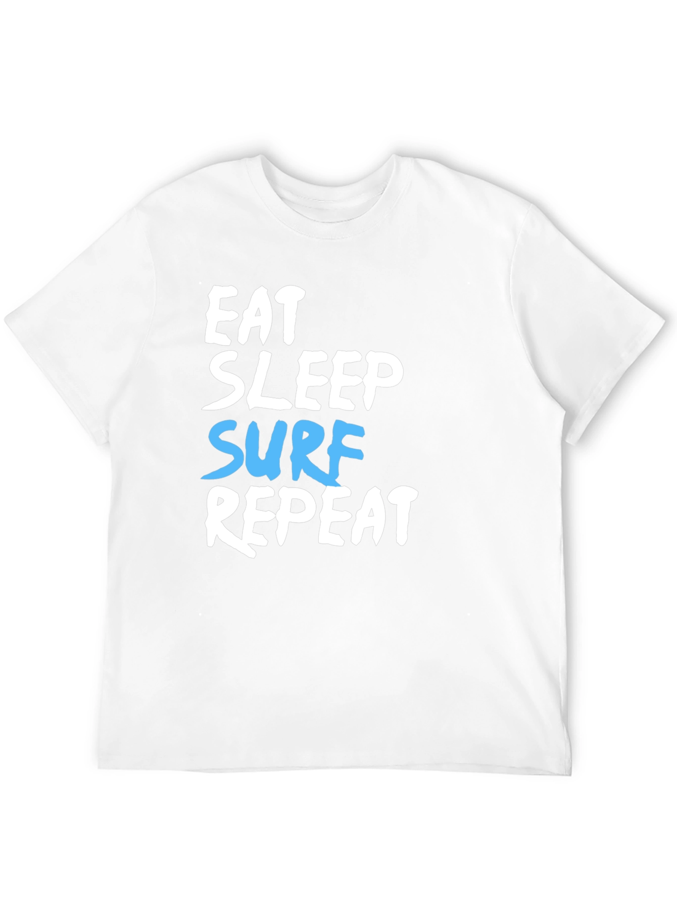Black Eat Sleep Surf Repeat Graphic T-Shirt view 12