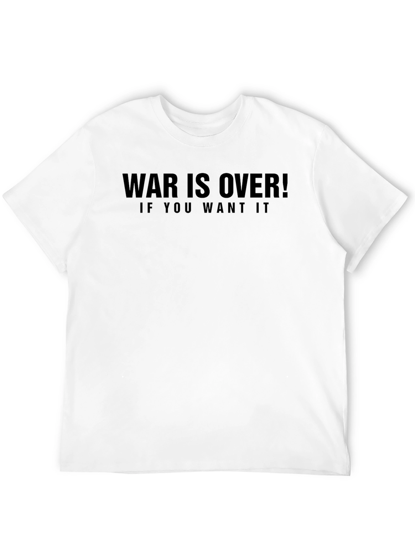 Black War Is Over Graphic Tee - Soft Cotton Blend Comfort view 12