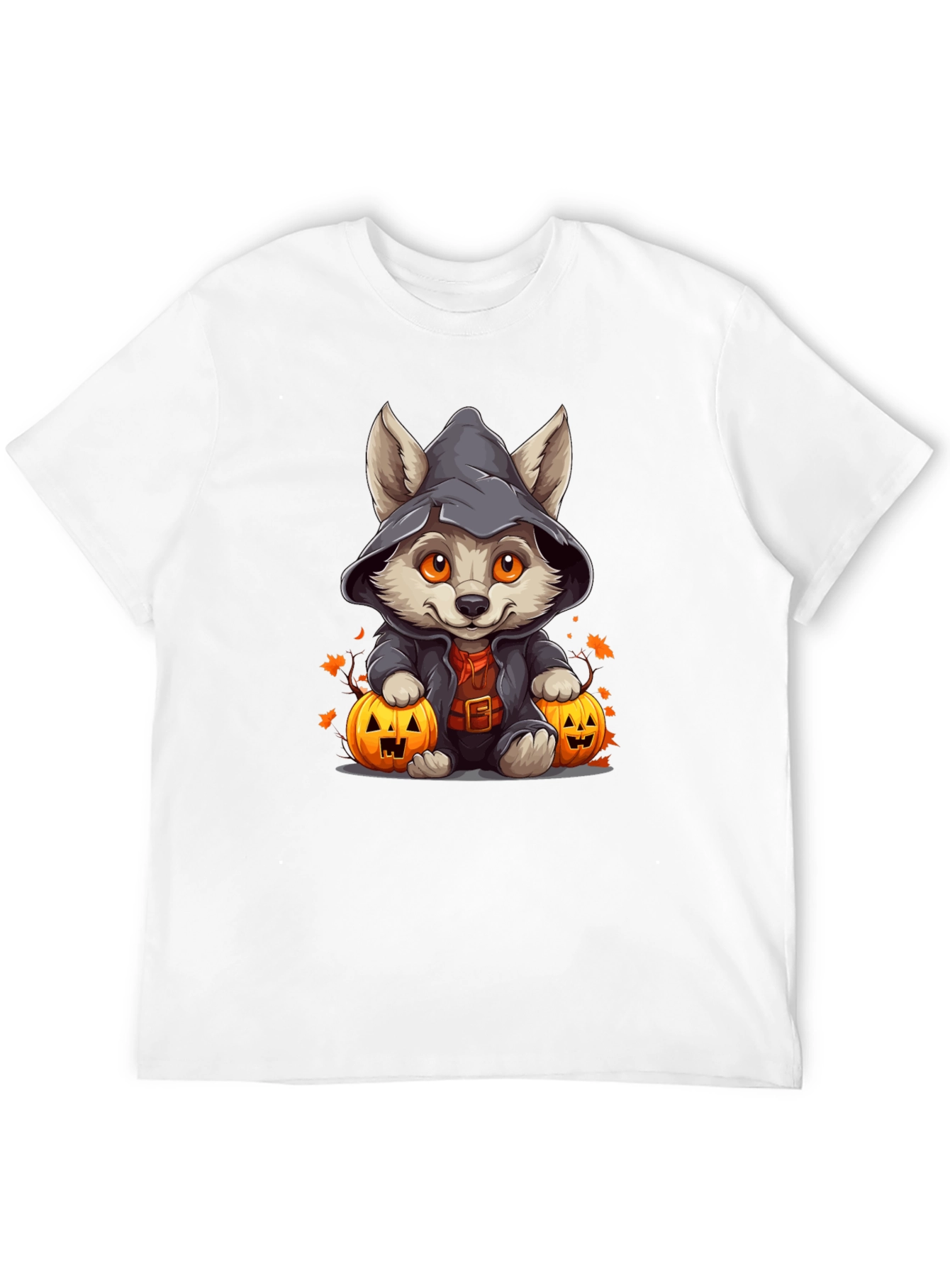 Black Halloween Witch Pup T-Shirt view 12