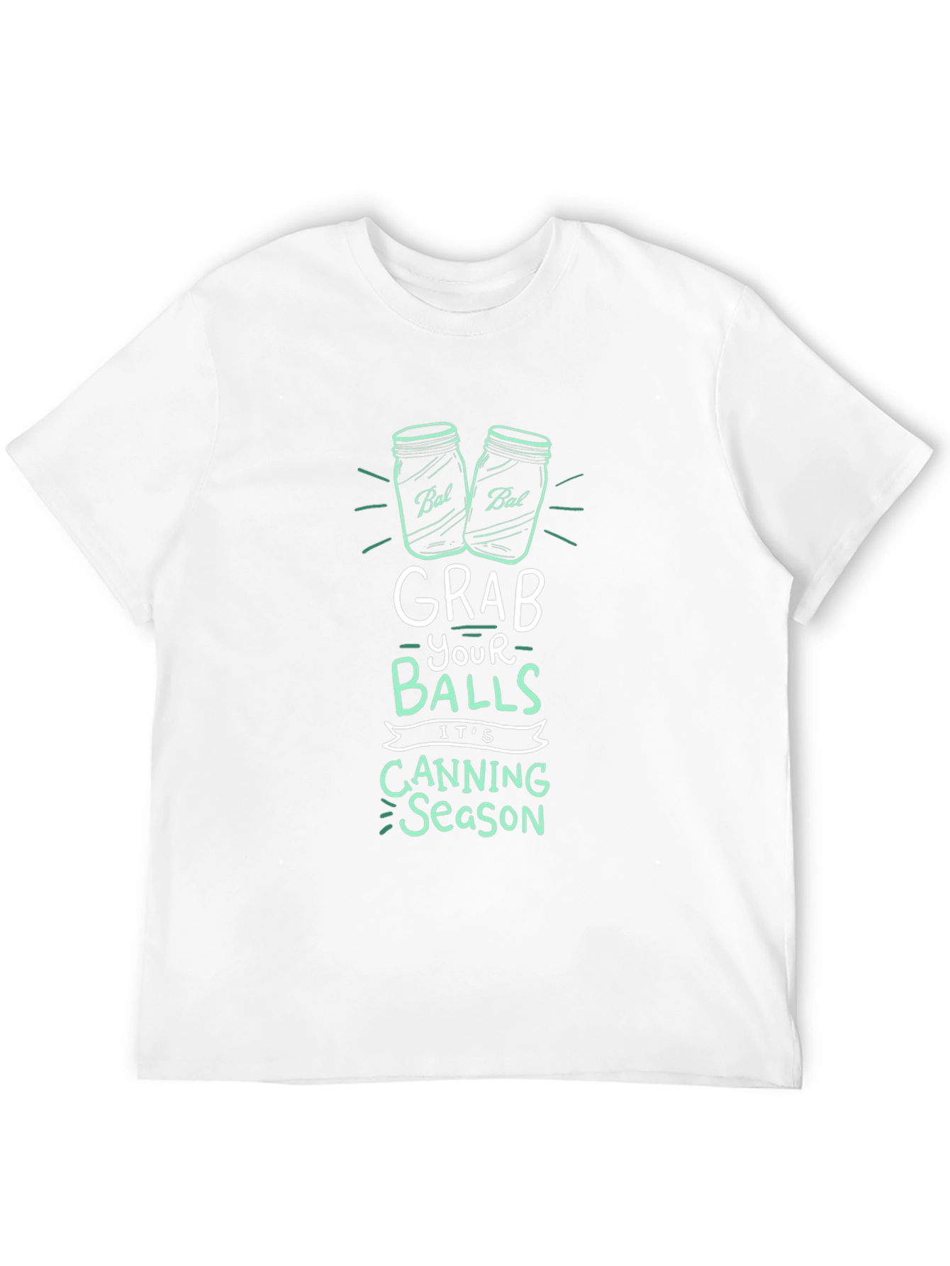 Black Grab Your Balls Canning Season T-Shirt view 12